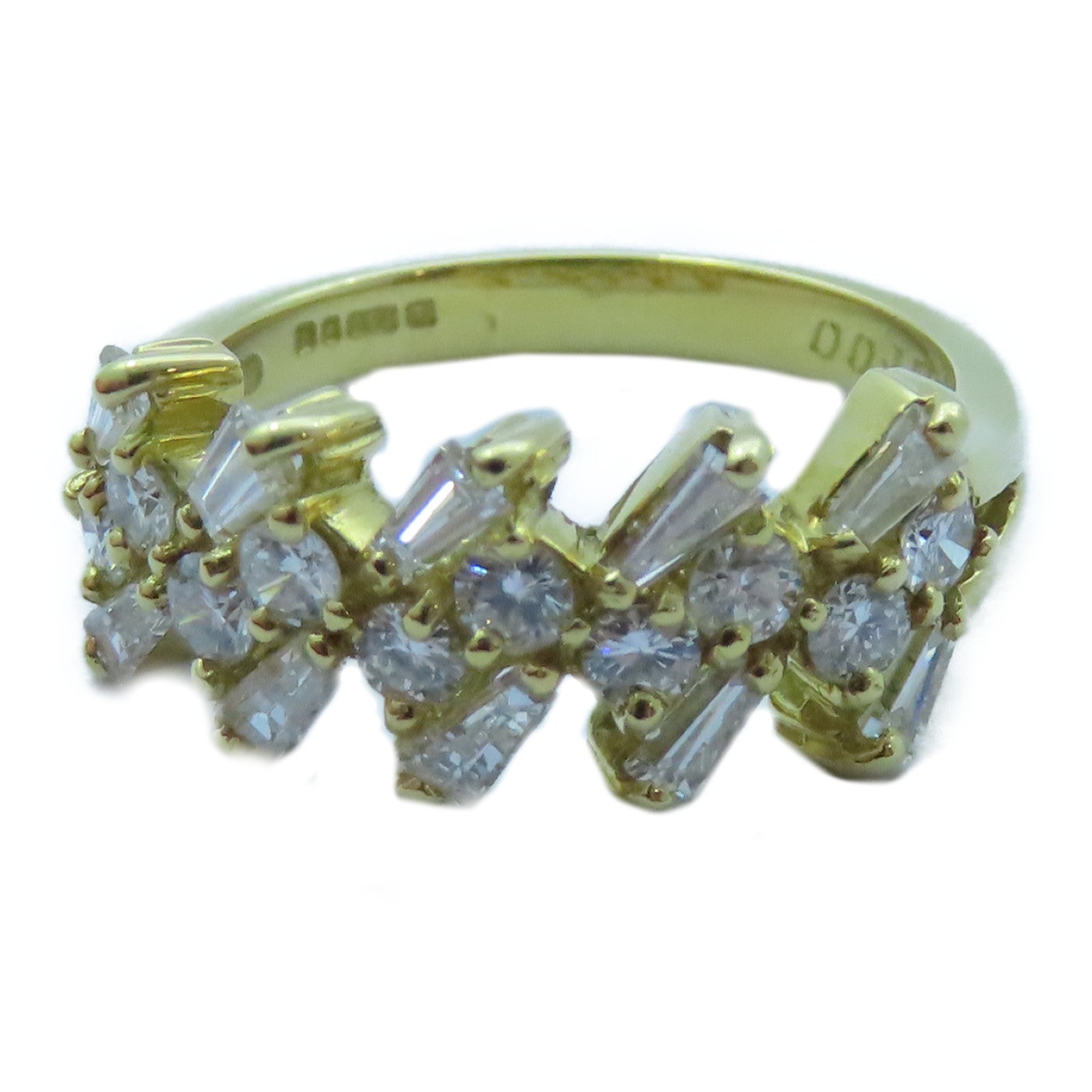 JEWELRY 【激減優惠】18K黃金Diamond Ring 1.00ct鑽石戒指US#5.25