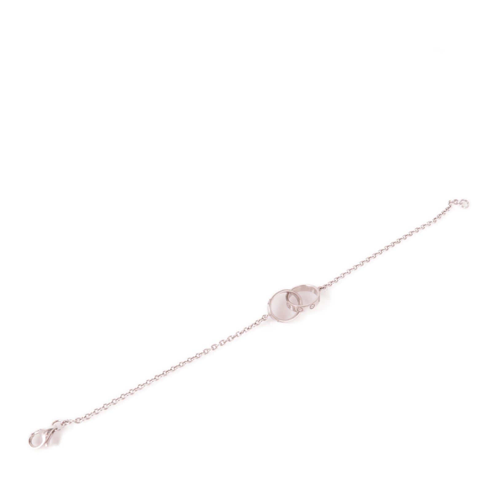 CARTIER 18K白金Baby Love Bracelet手鏈
