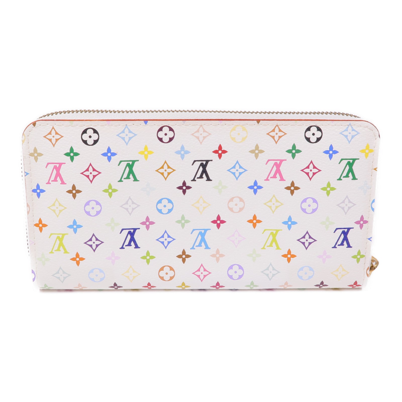 LOUIS VUITTON Monogram Multicolore Zipper Wallet金扣長錢包