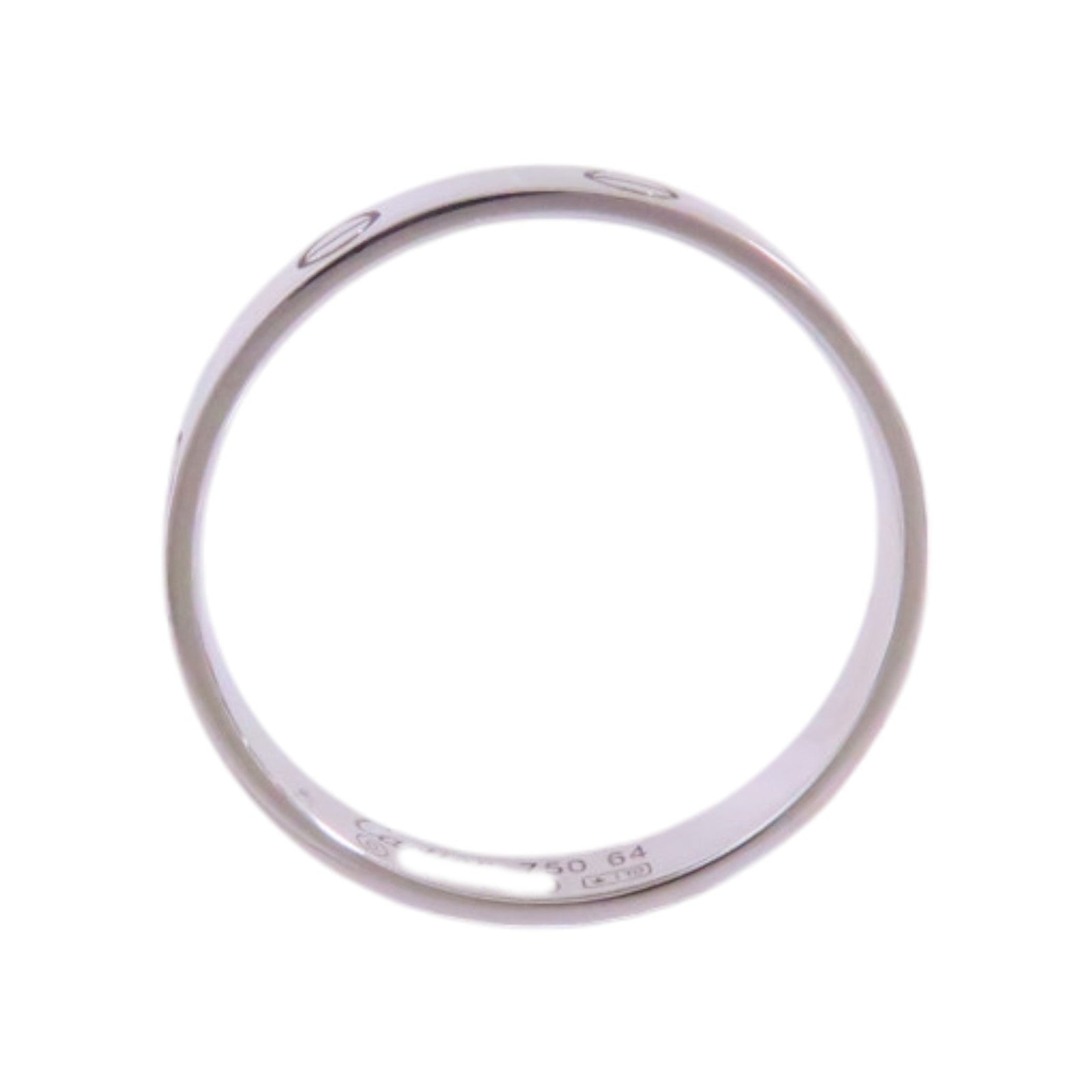 CARTIER 18K白金Love Wedding Band Ring戒指Cartier#64/US#10.75