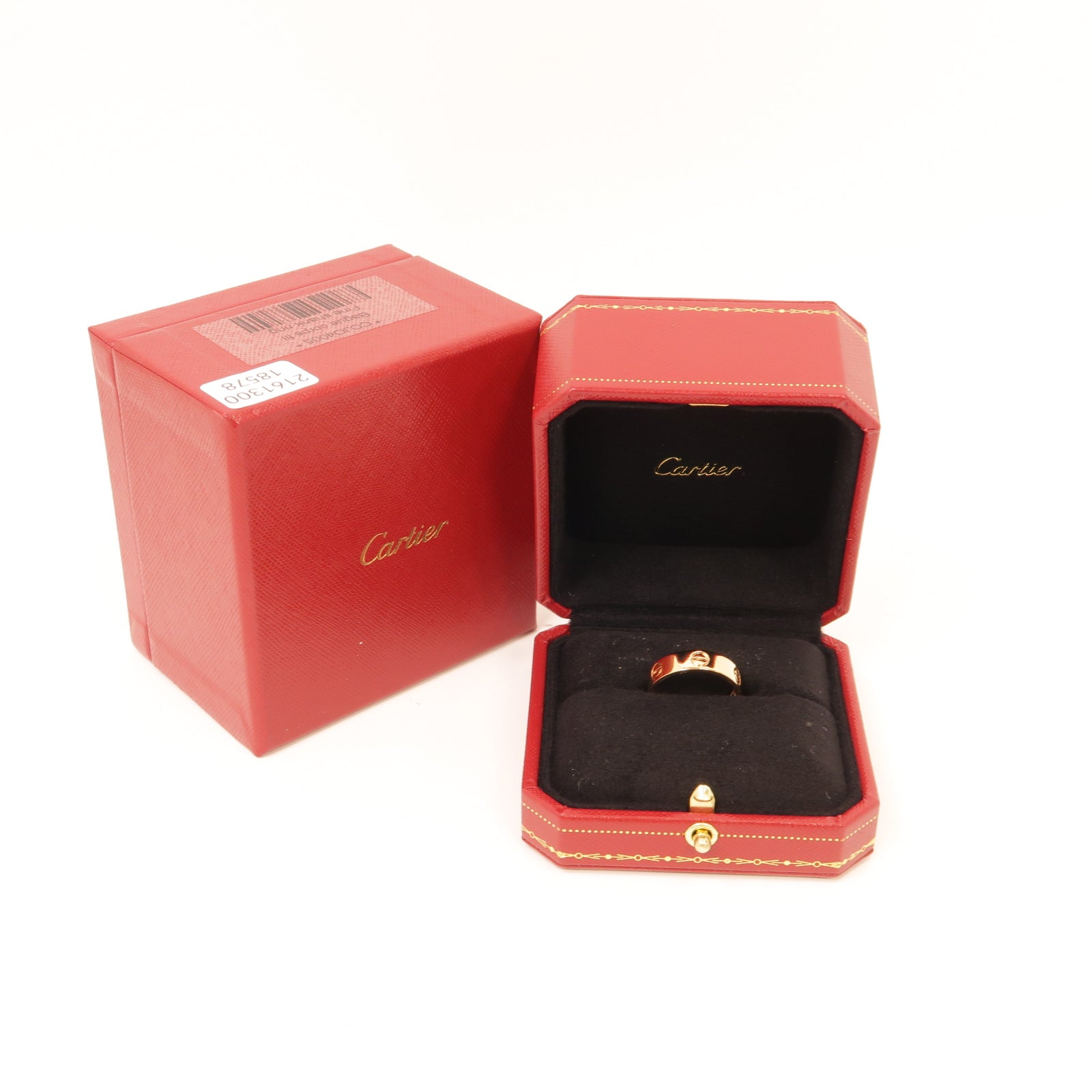 CARTIER 18K玫瑰金Love Ring戒指Cartier#57/US#8
