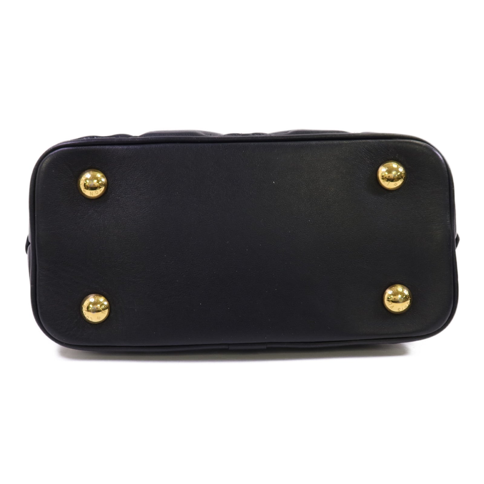 LOUIS VUITTON Bubblegram皮革Alma BB金扣手挽肩背兩用袋