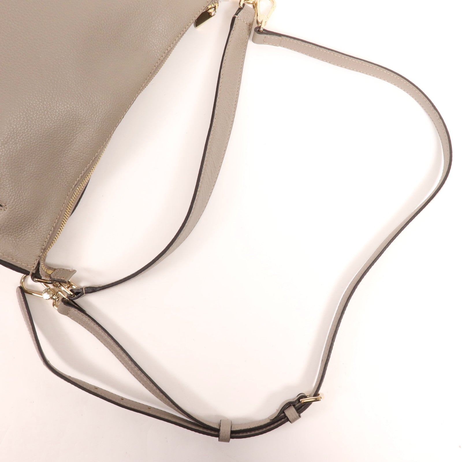 Furla 牛皮皮革Shoulder Bag金扣手挽肩背兩用袋