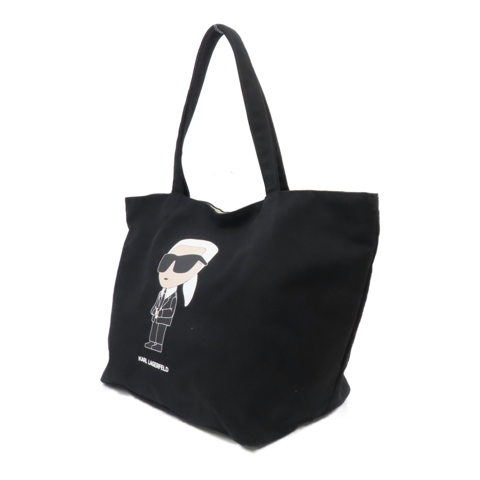SELECTION 【激減優惠】帆布Tote Bag銀扣手挽袋黑色