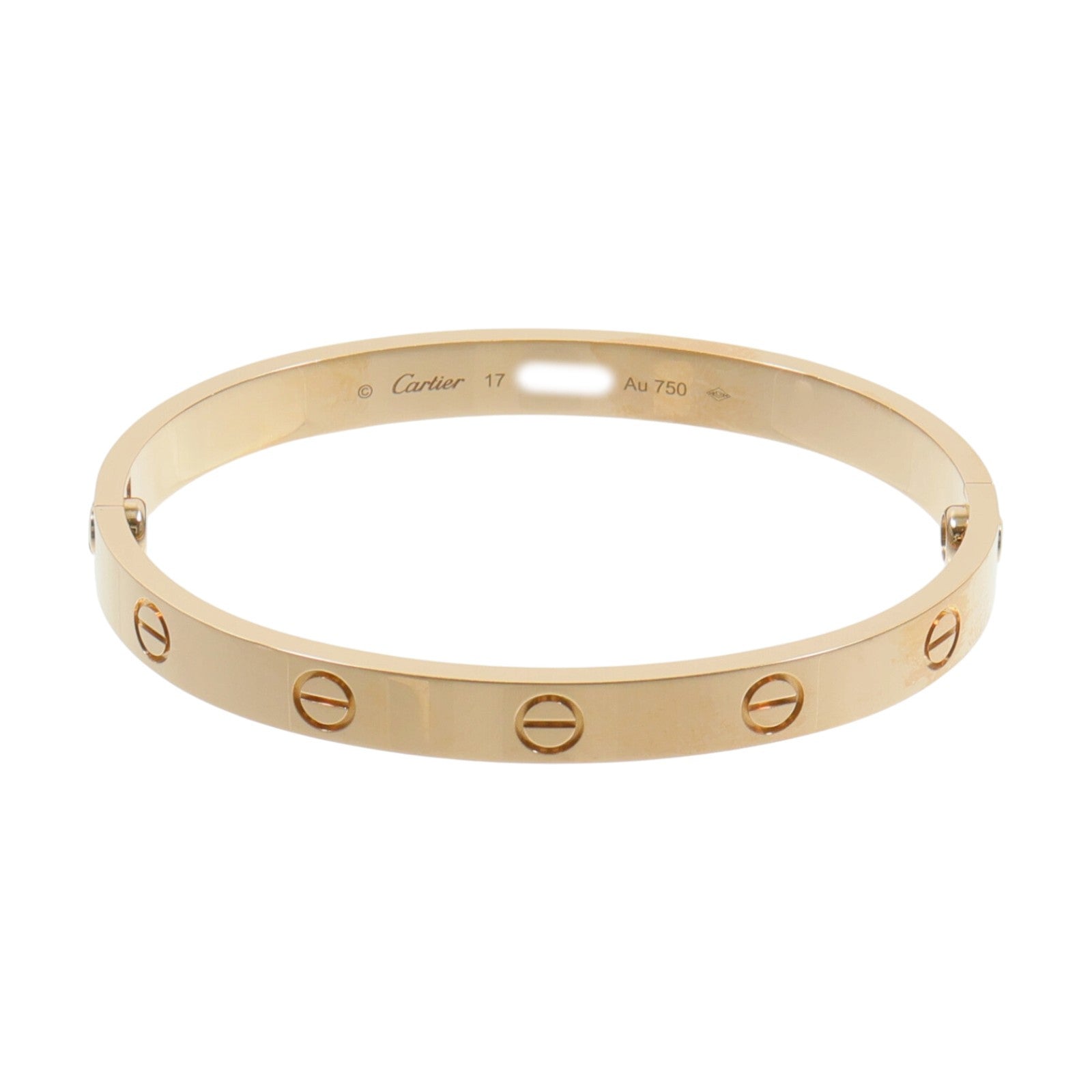 CARTIER 18K玫瑰金Love Bracelet手鐲