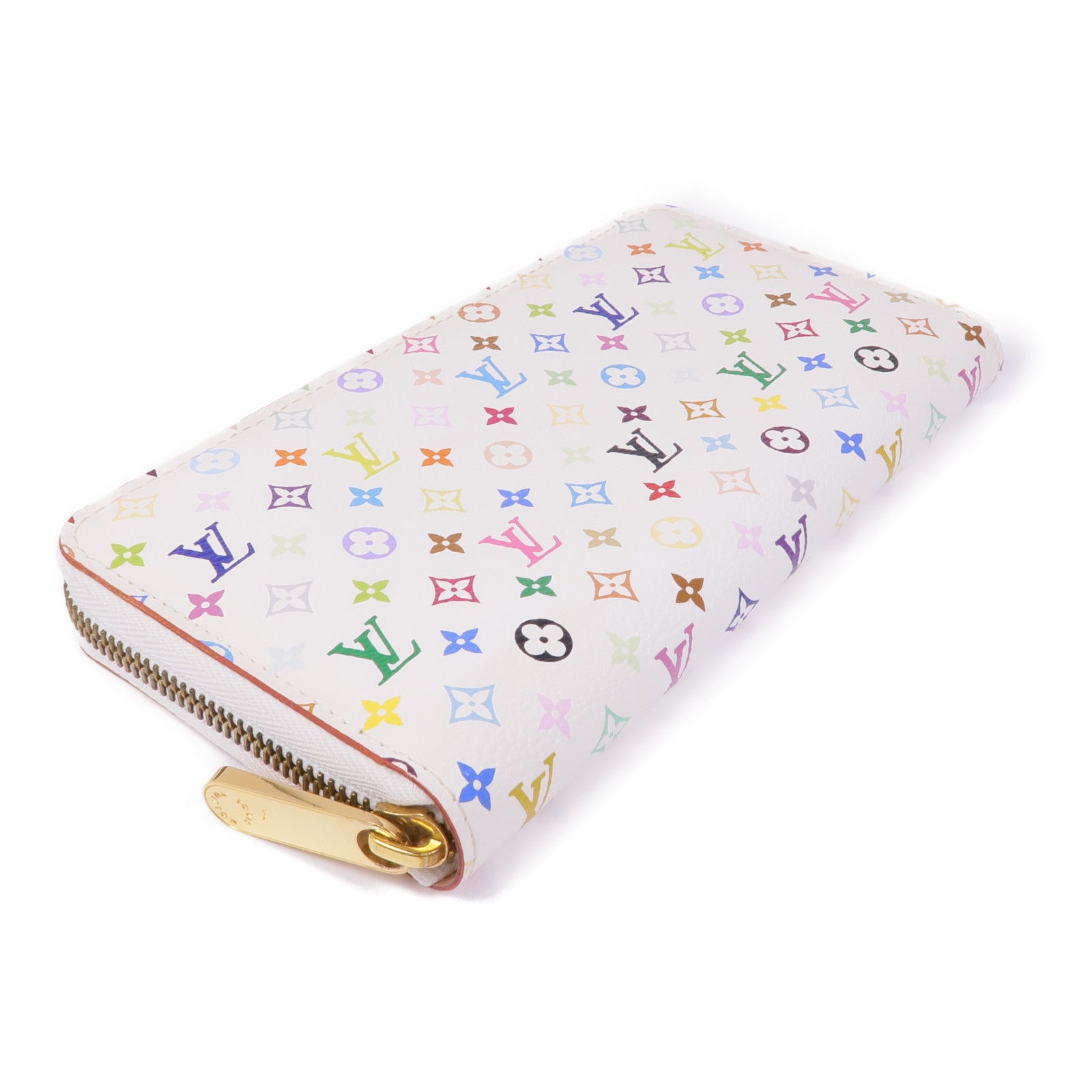 LOUIS VUITTON Monogram Multicolore Zipper Wallet金扣長錢包