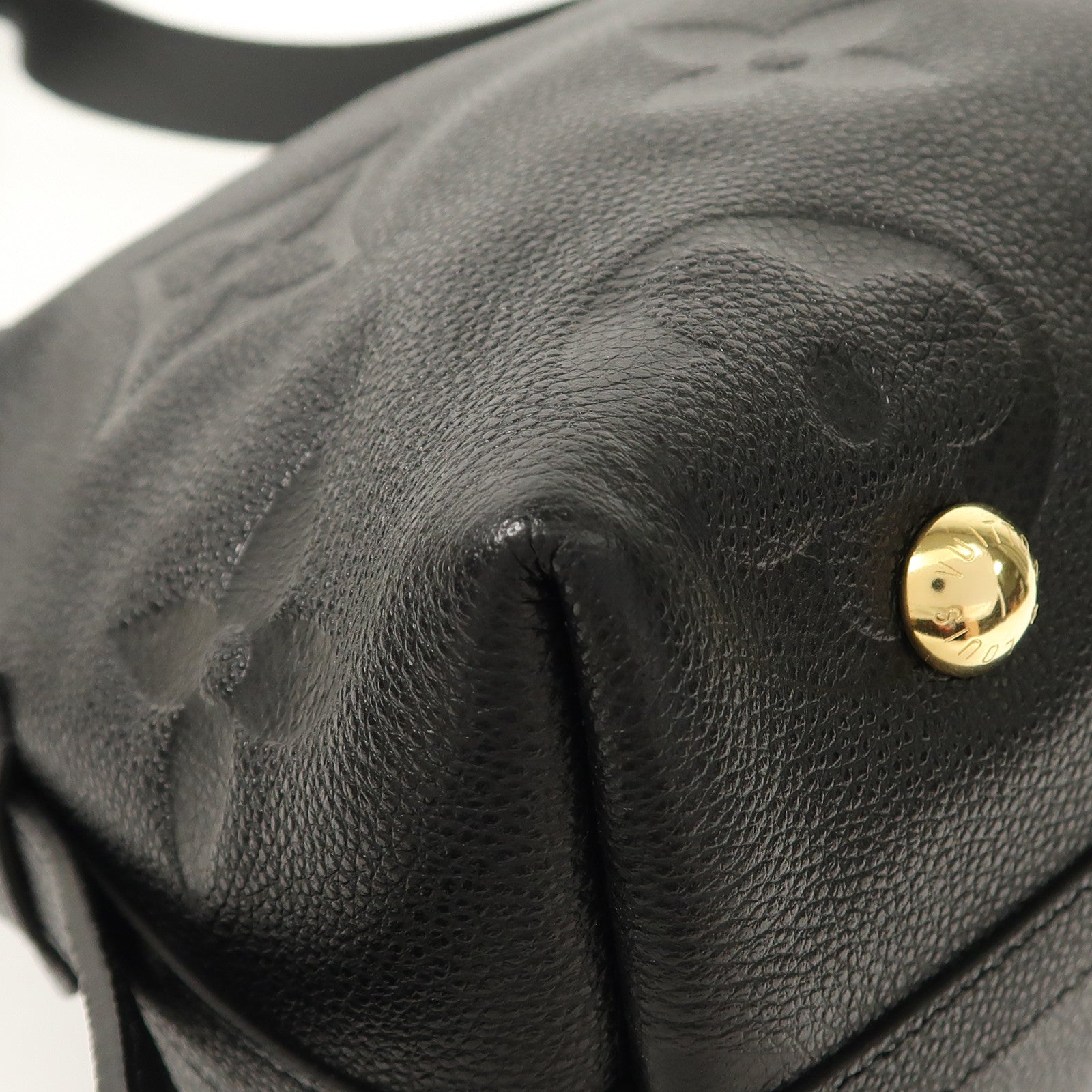 LOUIS VUITTON Monogram Empreinte Carryall PM金扣肩背袋
