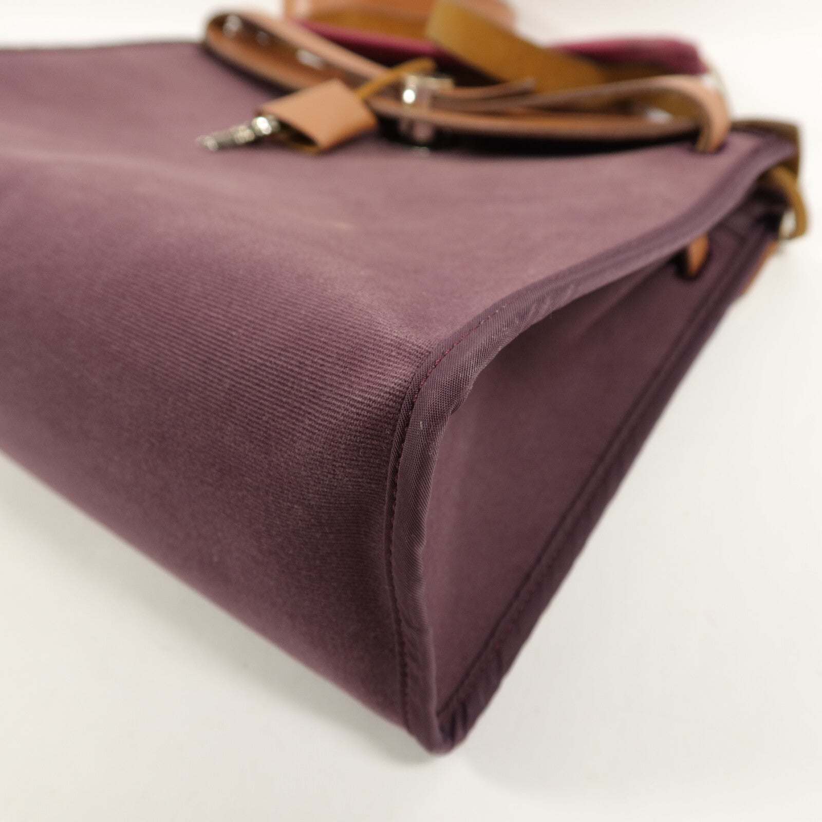 HERMES 帆布Herbag PM手挽肩背兩用袋Anemone