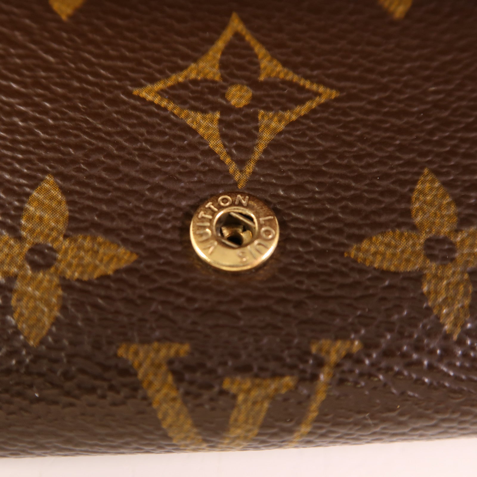 LOUIS VUITTON Monogram Portefeuille金扣錢包