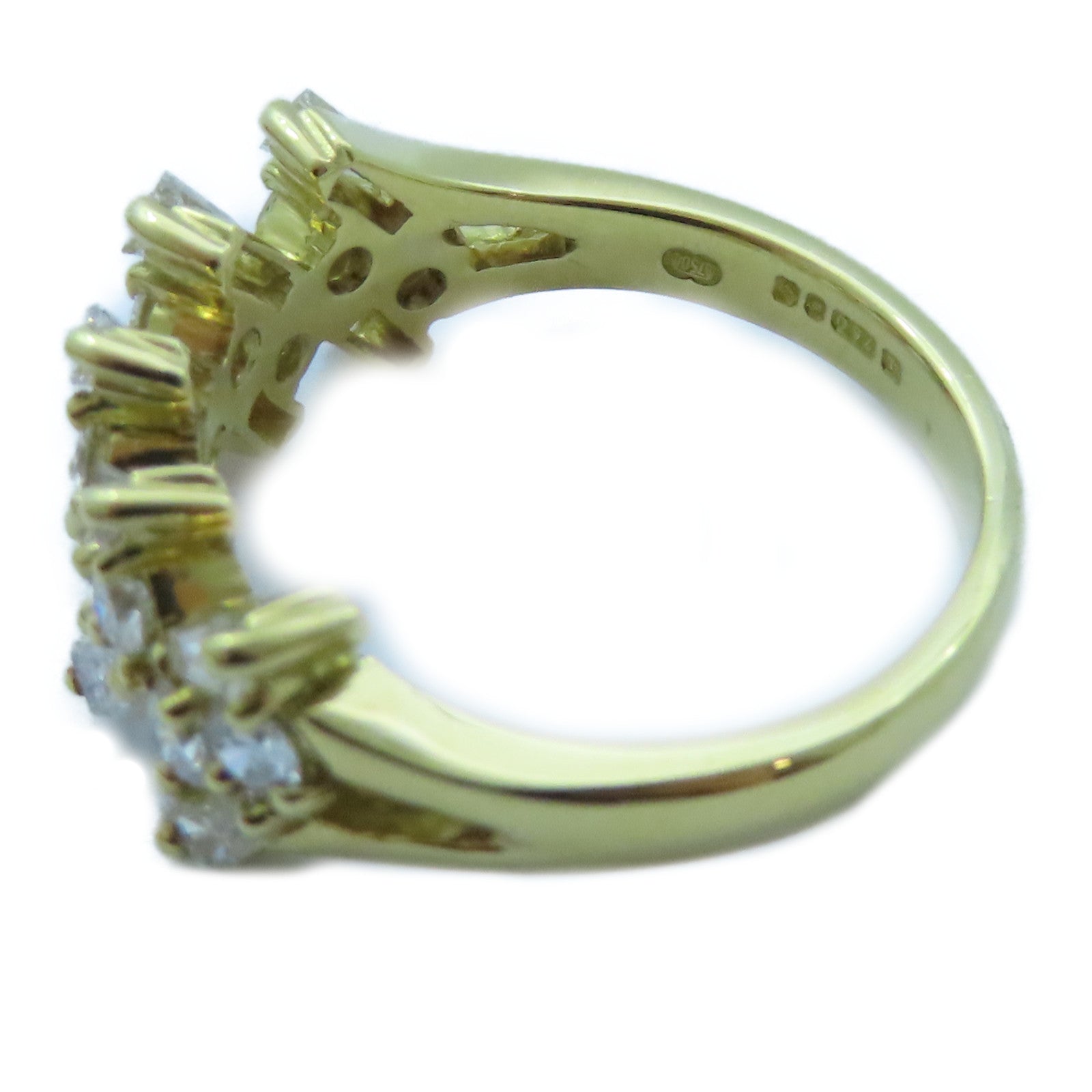 JEWELRY 【激減優惠】18K黃金Diamond Ring 1.00ct鑽石戒指US#5.25