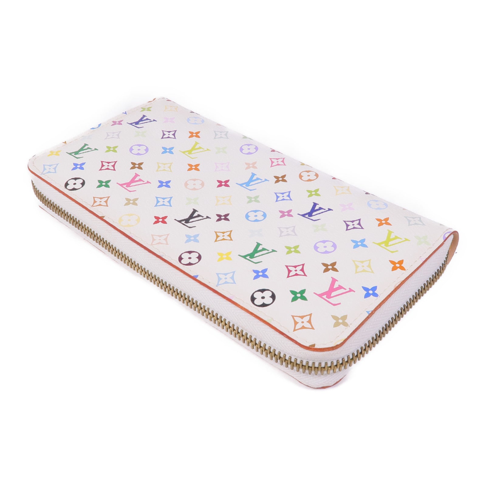 LOUIS VUITTON Monogram Multicolore Zipper Wallet金扣長錢包