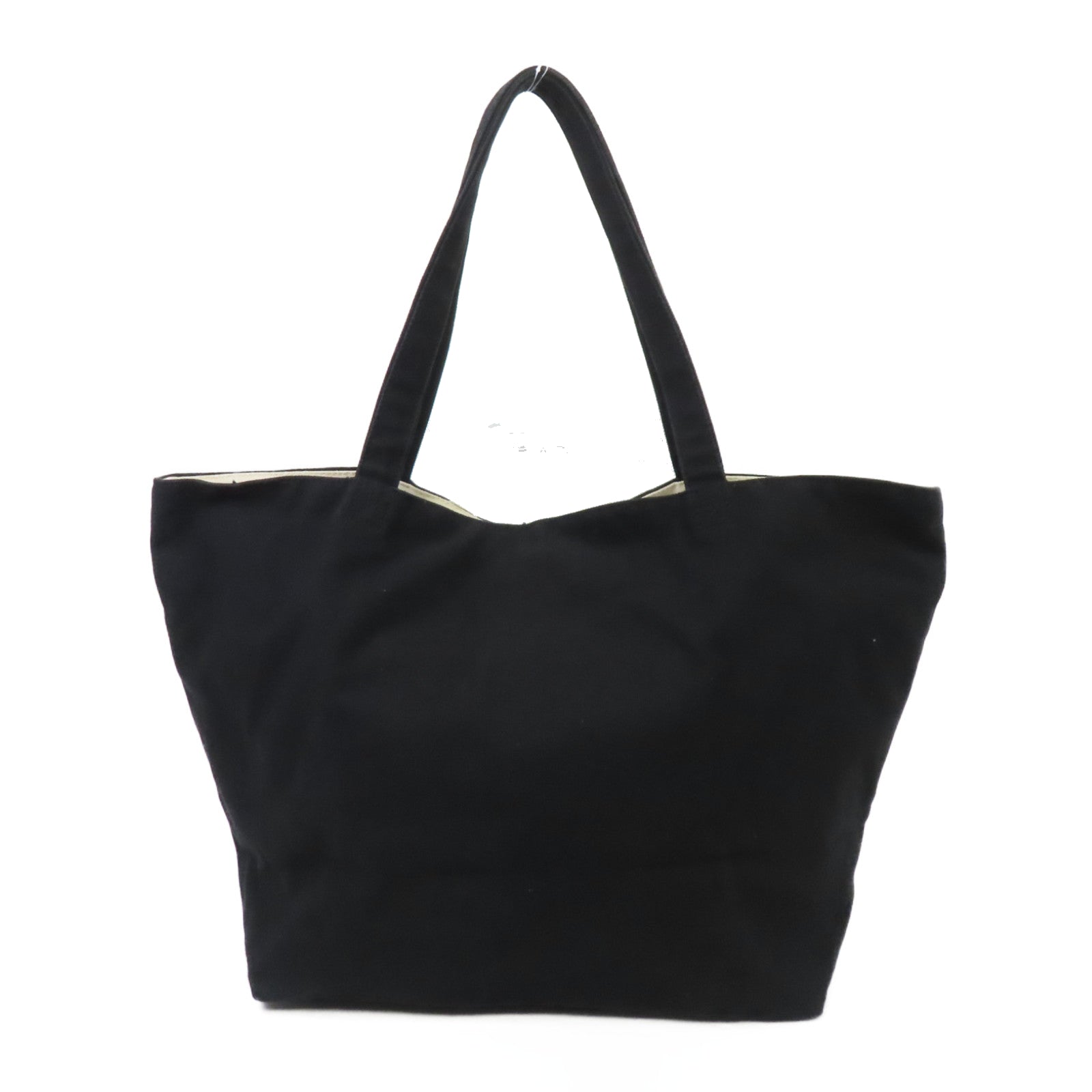 SELECTION 【激減優惠】帆布Tote Bag銀扣手挽袋黑色