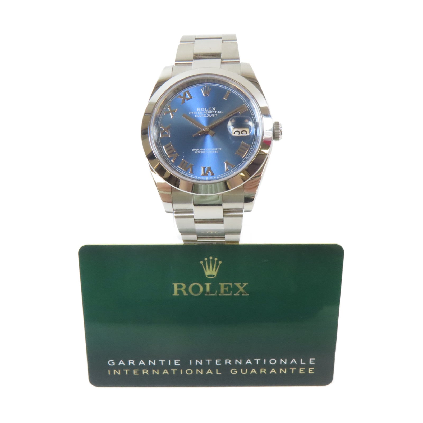 ROLEX Datejust 41mm不鏽鋼手錶自動機芯藍色