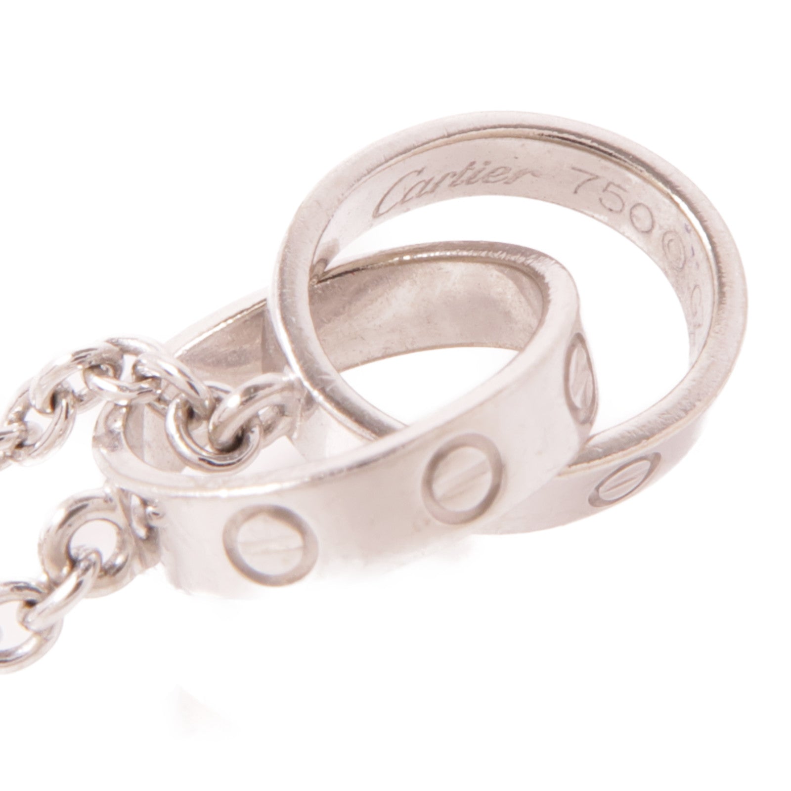 CARTIER 18K白金Baby Love Bracelet手鏈