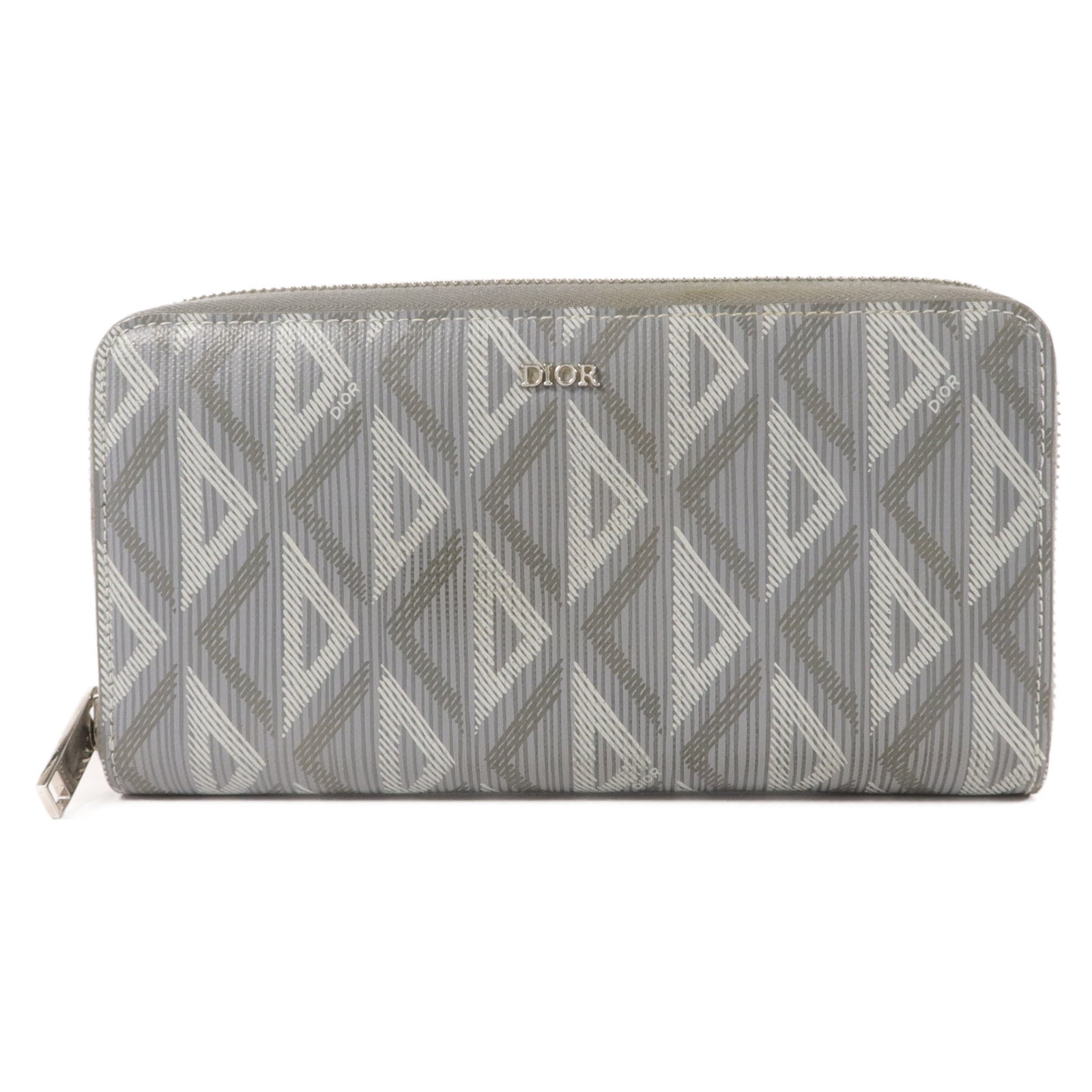 Dior 塗層帆布Long Zip Wallet長錢包