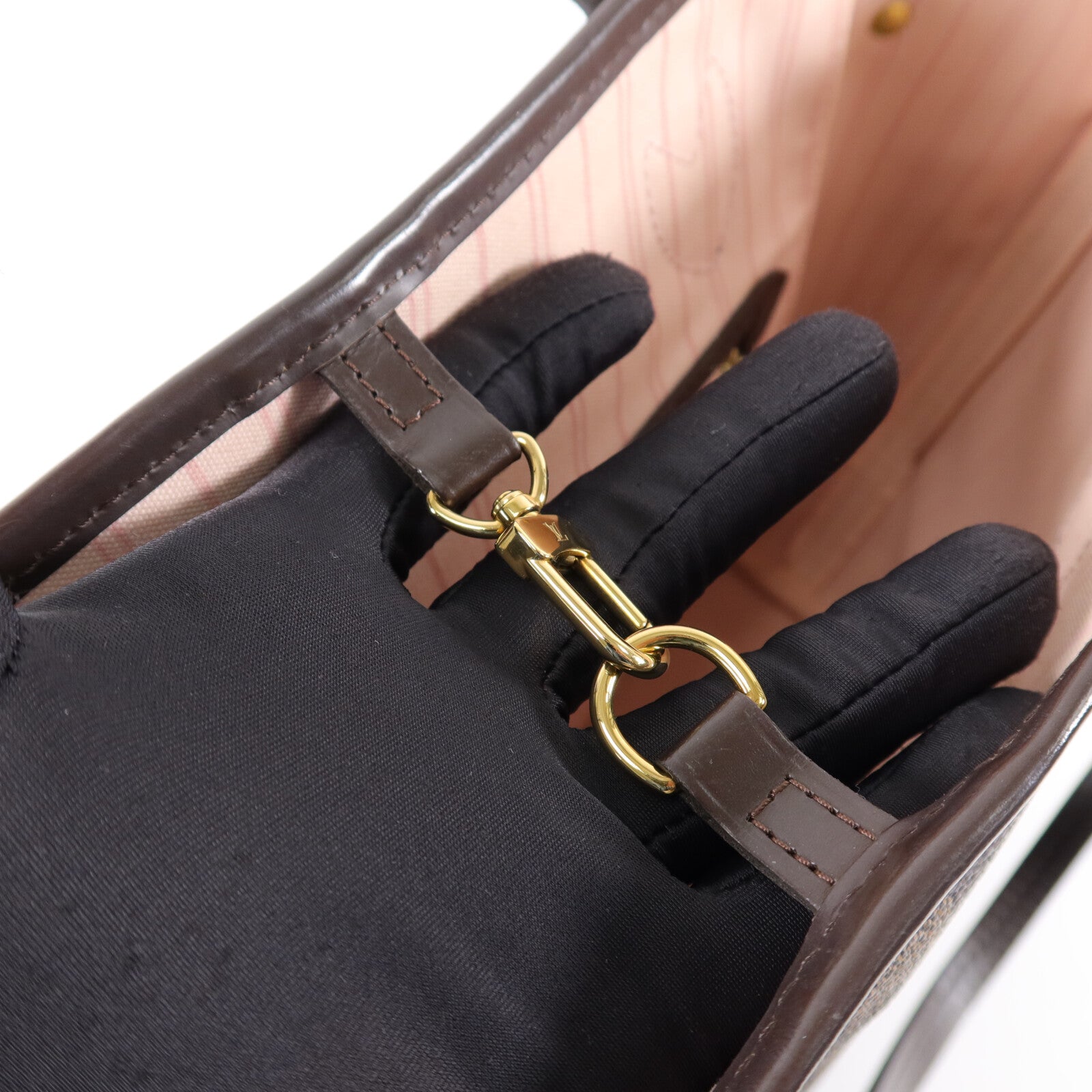 LOUIS VUITTON Damier Neverfull MM手挽袋