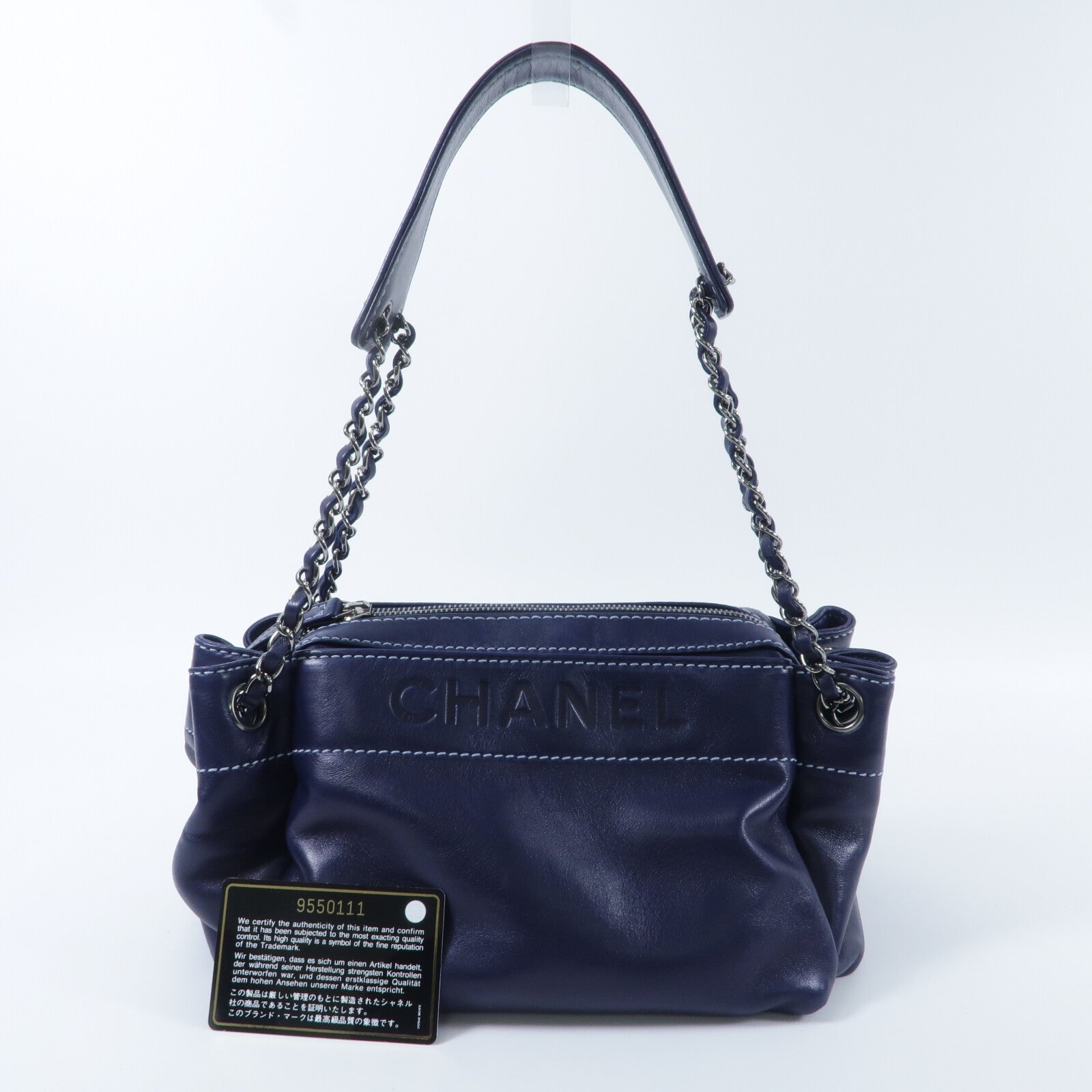 CHANEL 羊皮皮革Shoulder Bag鏈帶肩背袋