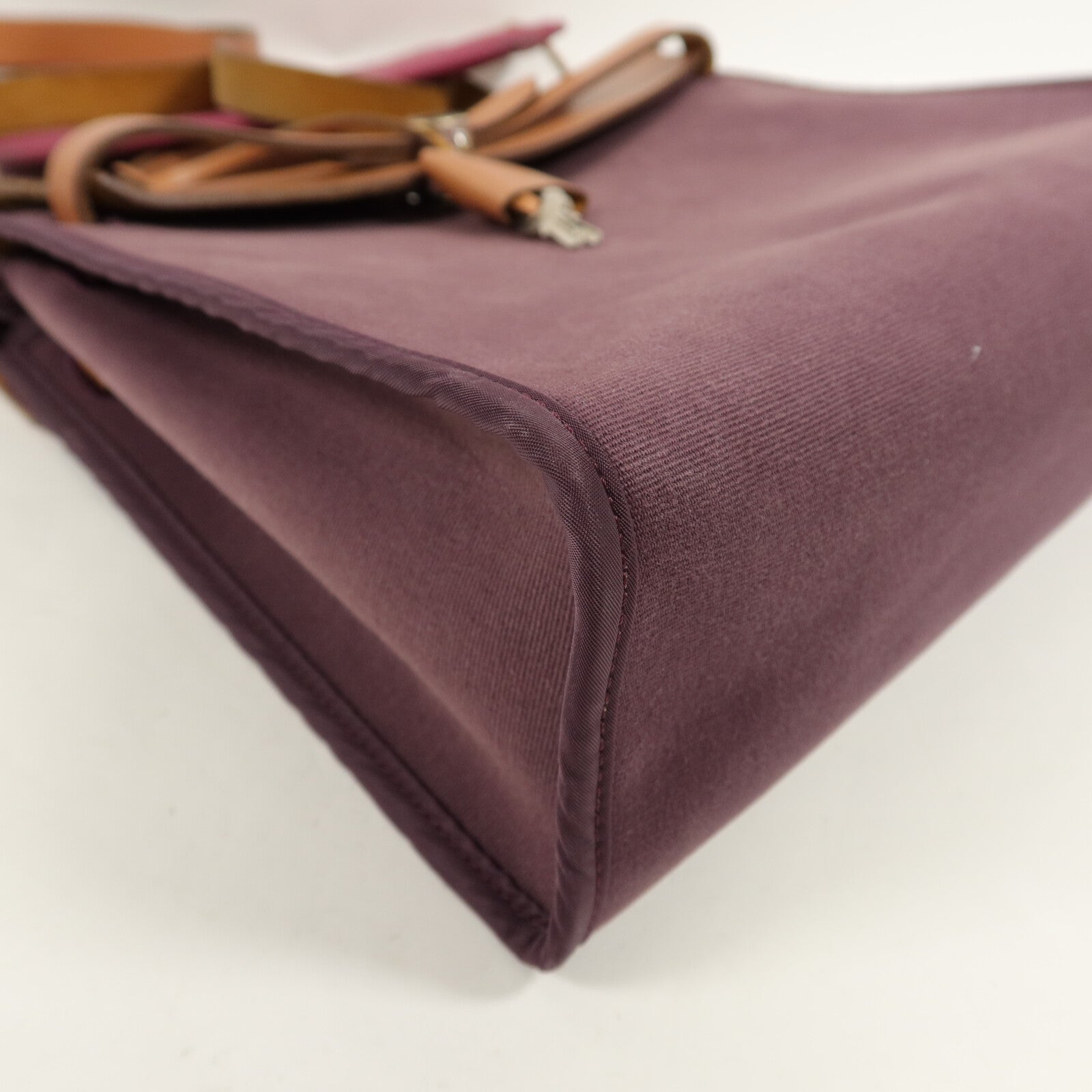 HERMES 帆布Herbag PM手挽肩背兩用袋Anemone