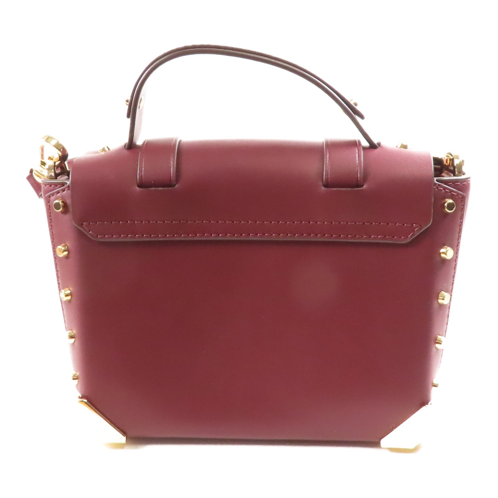 Michael Kors 牛皮皮革Mini Manhattan Bag金扣手挽肩背兩用袋