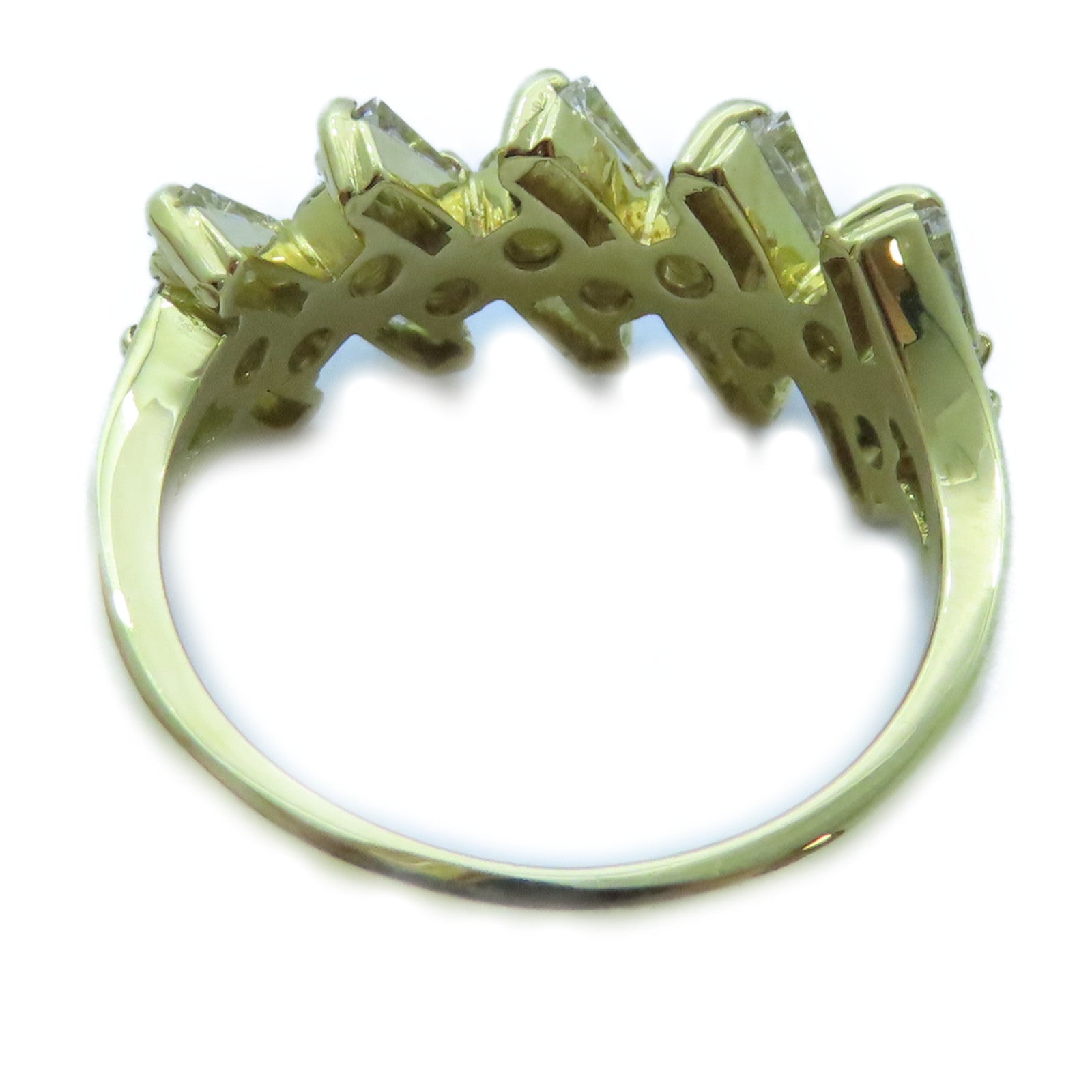 JEWELRY 【激減優惠】18K黃金Diamond Ring 1.00ct鑽石戒指US#5.25