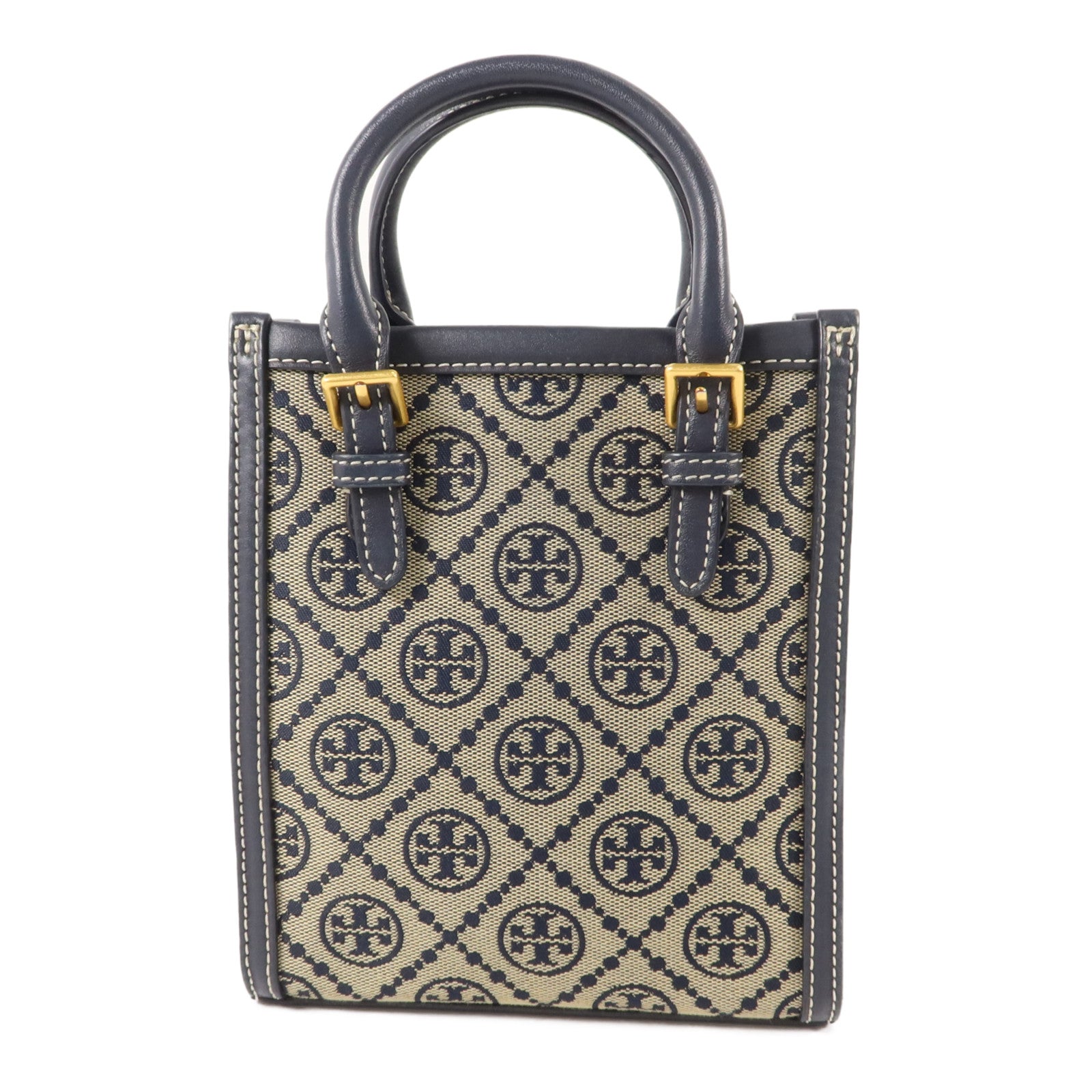 Tory Burch 帆布T Monogram Jacquard Mini Tote手挽肩背兩用袋