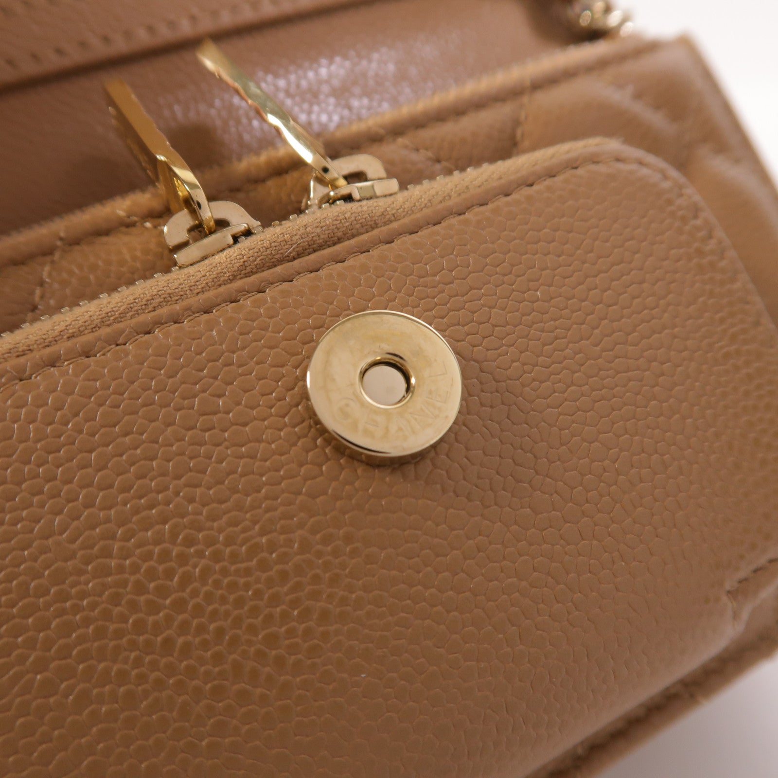 CHANEL 牛皮皮革Mini Business Affinity鏈帶肩背袋