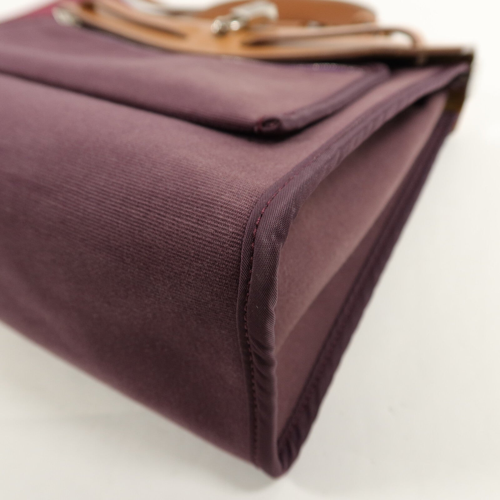 HERMES 帆布Herbag PM手挽肩背兩用袋Anemone