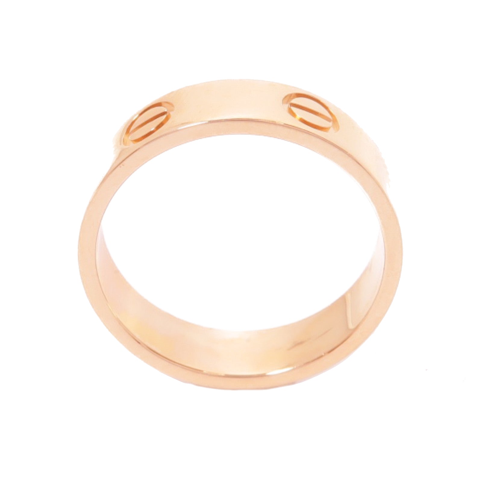 CARTIER 18K玫瑰金Love Ring戒指Cartier#57/US#8