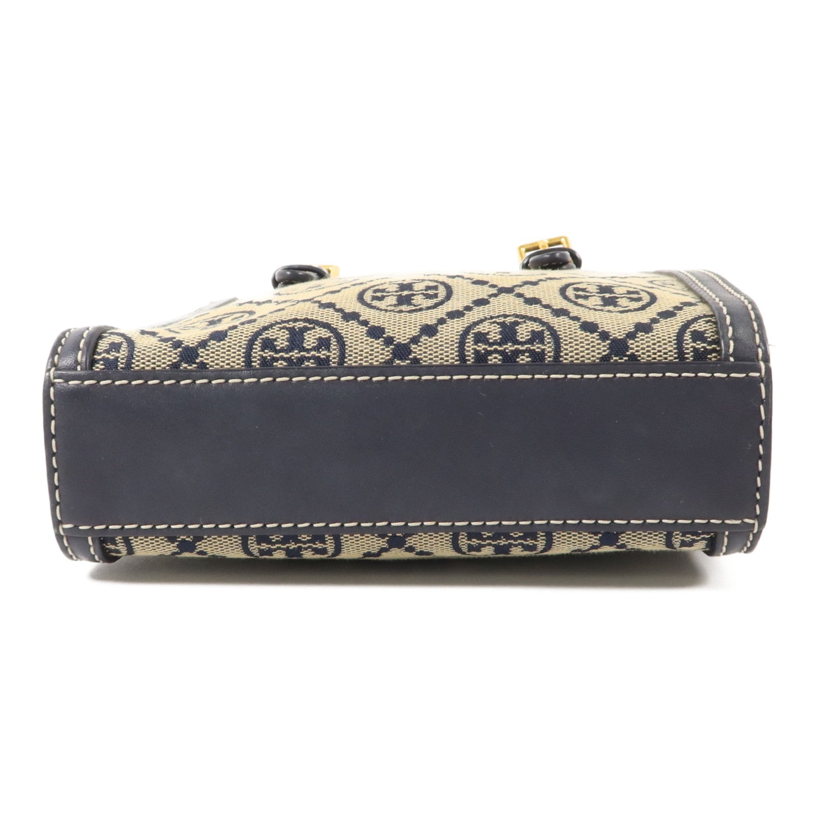 Tory Burch 帆布T Monogram Jacquard Mini Tote手挽肩背兩用袋