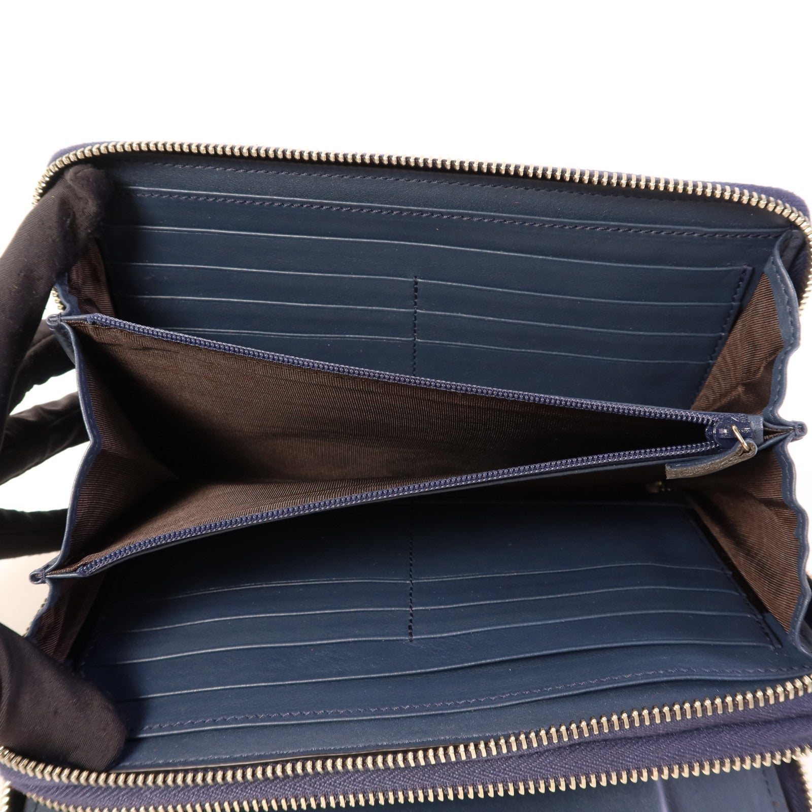 GUCCI 牛皮皮革Guccissima Travel Document Wallet銀扣長錢包