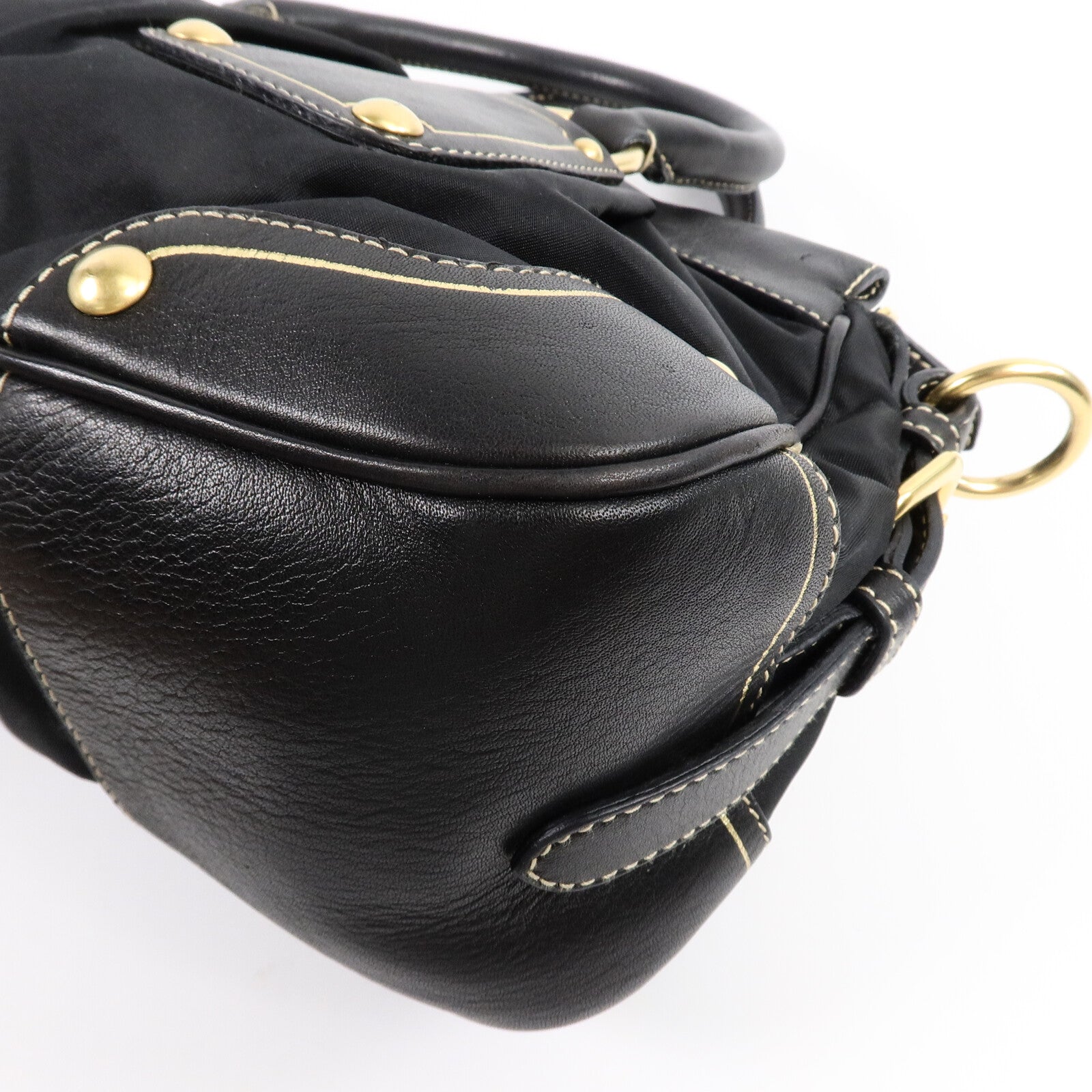 PRADA 牛皮皮革/尼龍2 Way Shoulder Bag手挽肩背兩用袋