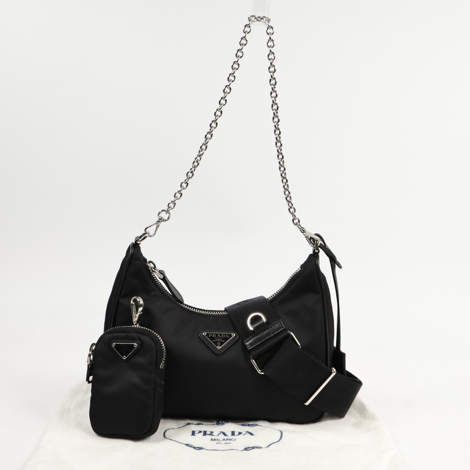 PRADA 尼龍Re-Edition 2005手挽肩背兩用袋