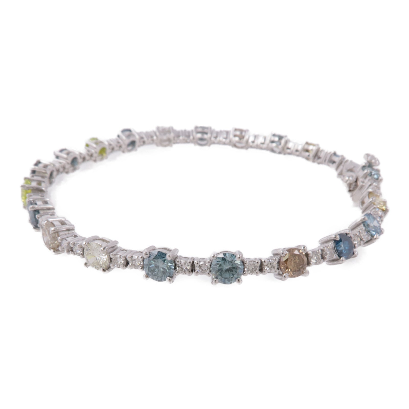 JEWELRY 【激減優惠】18K白金Diamond Bracelet鑽石手鏈