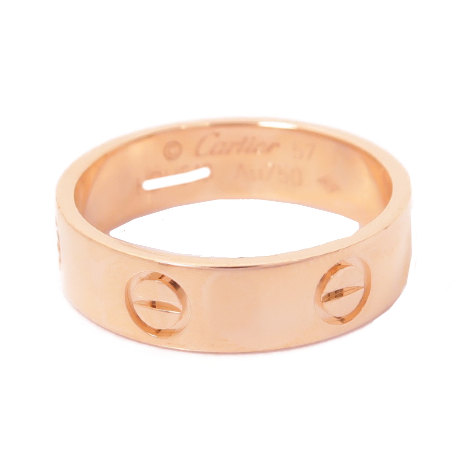 CARTIER 18K玫瑰金Love Ring戒指Cartier#57/US#8