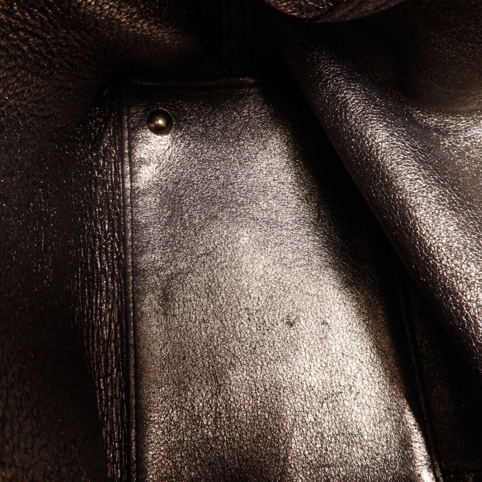 SAINT LAURENT 牛皮皮革Tote Bag金扣肩背袋