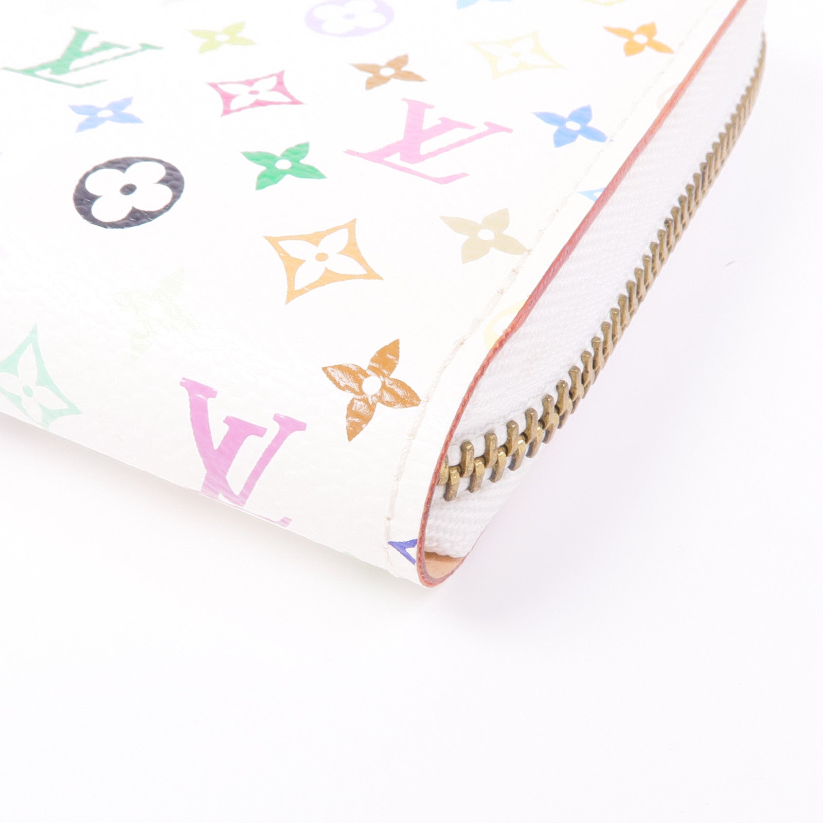 LOUIS VUITTON Monogram Multicolore Zipper Wallet金扣長錢包
