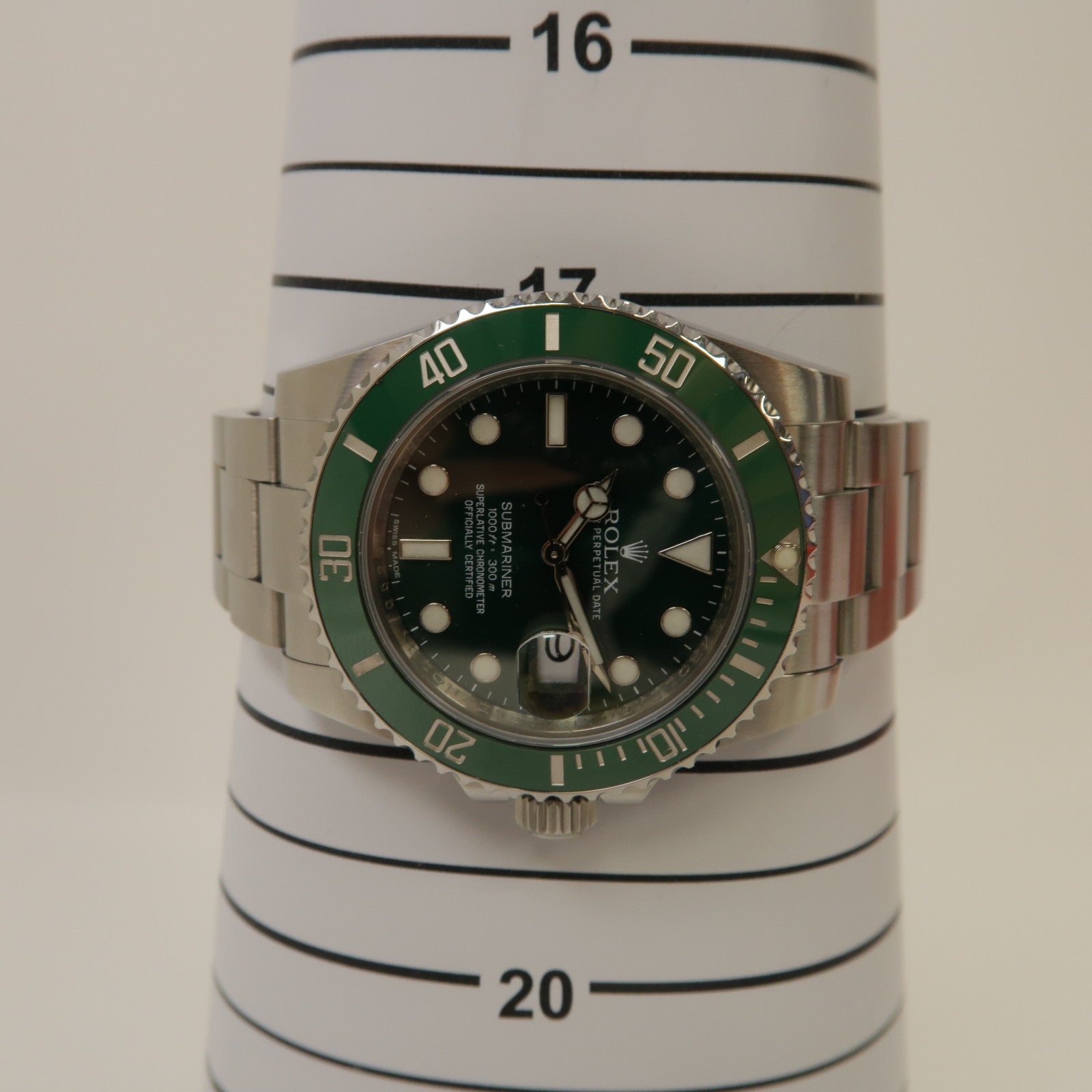ROLEX Submariner Date 40mm不鏽鋼自動機芯手錶綠色
