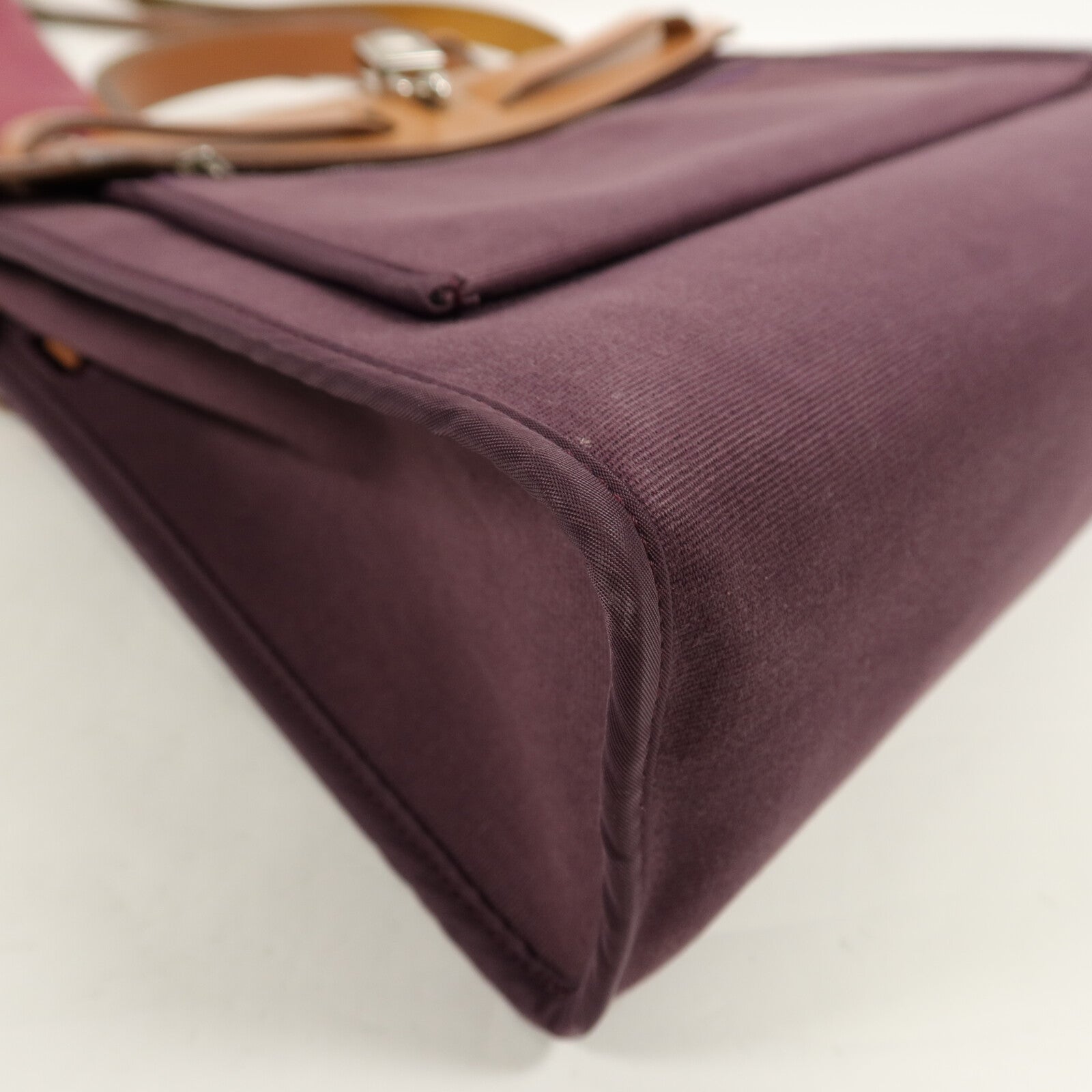 HERMES 帆布Herbag PM手挽肩背兩用袋Anemone