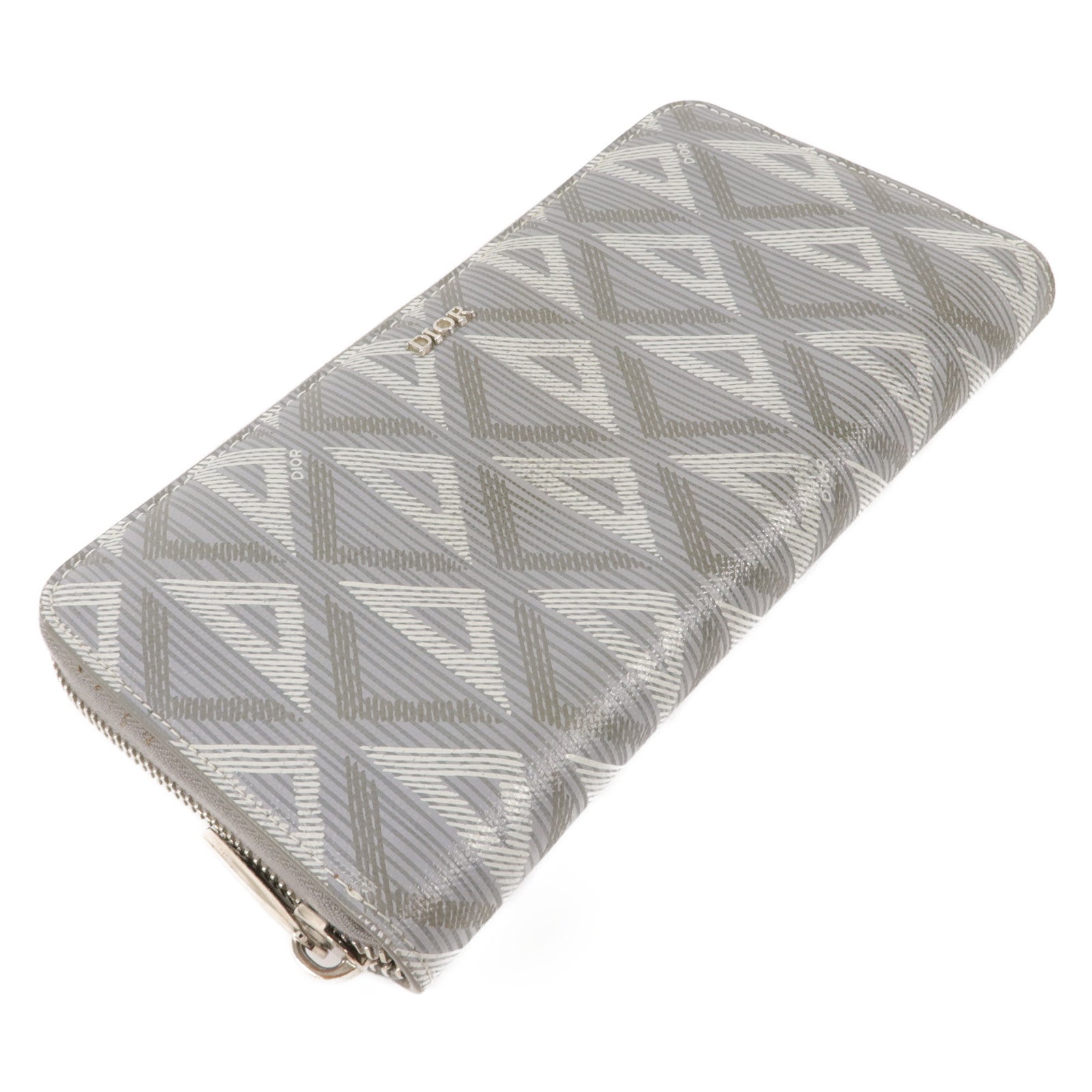 Dior 塗層帆布Long Zip Wallet長錢包