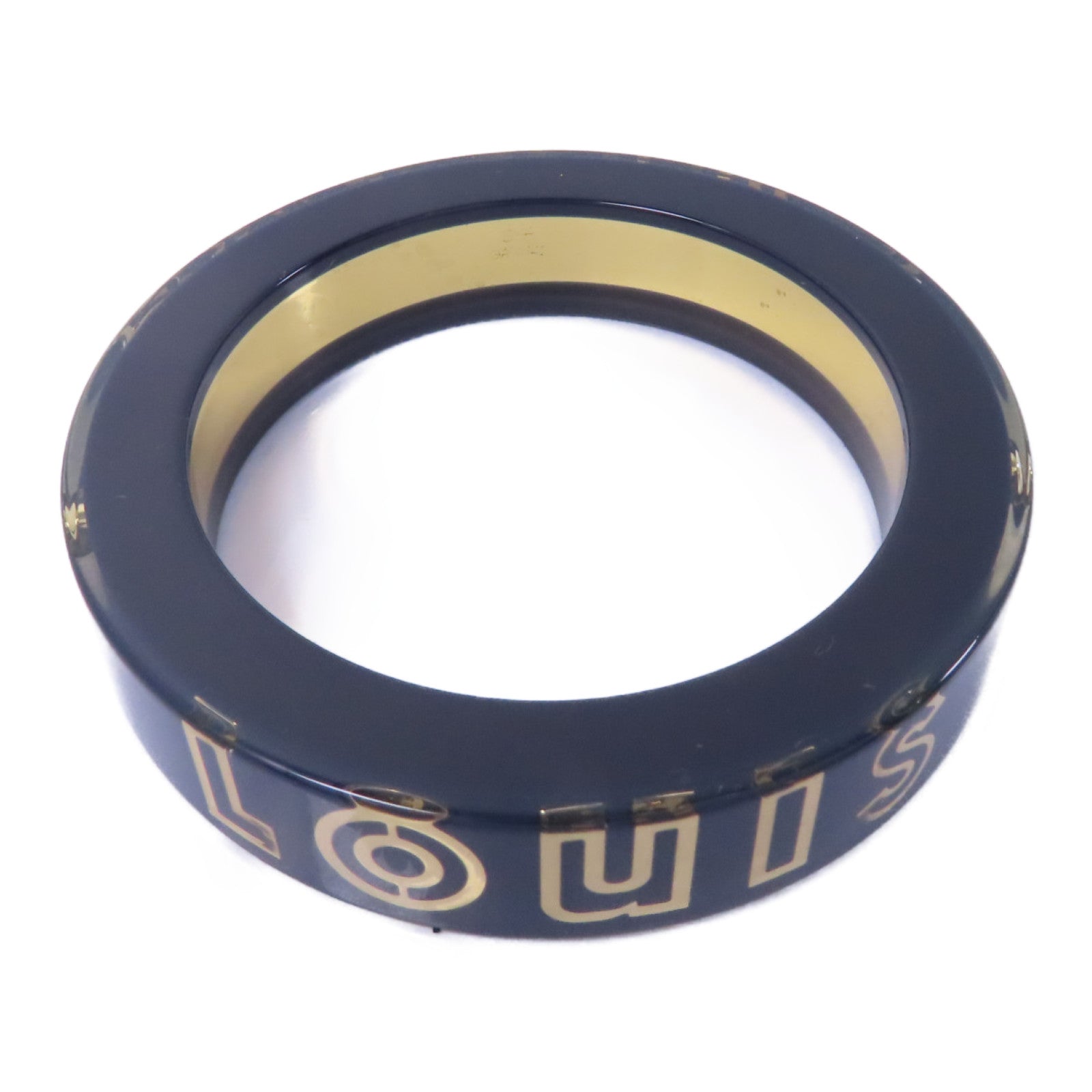 LOUIS VUITTON 【激減優惠】PVC Bracelet手鏈黑色/金色