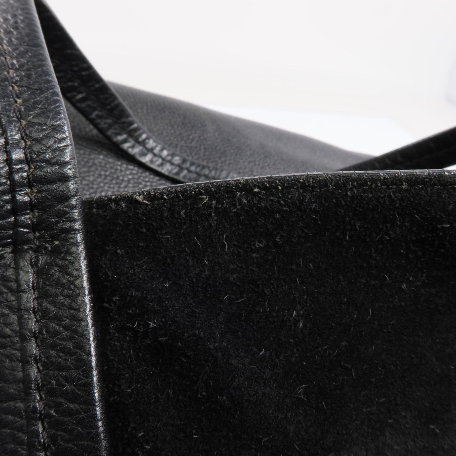 CELINE 牛皮皮革Tote Bag銀扣肩背袋