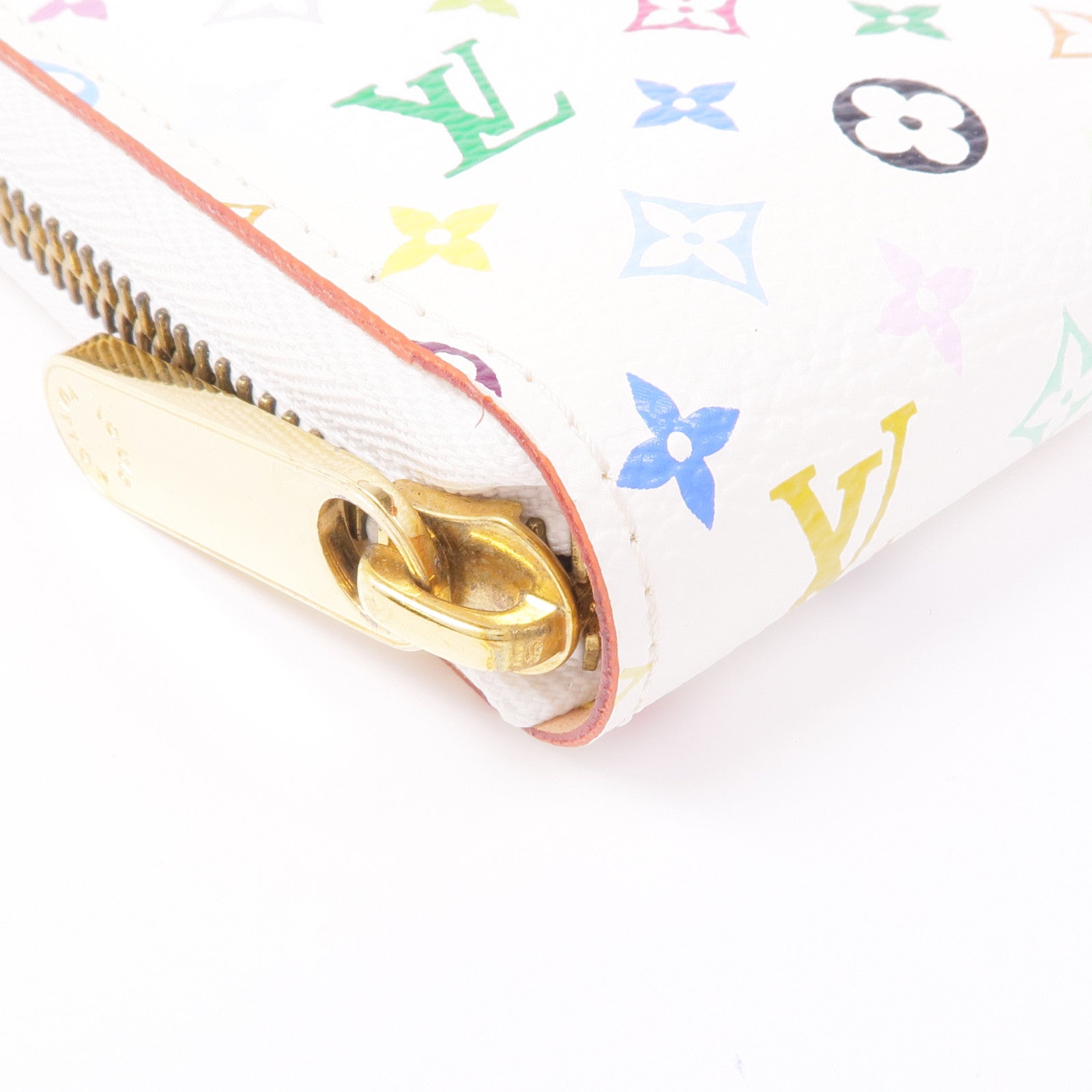 LOUIS VUITTON Monogram Multicolore Zipper Wallet金扣長錢包