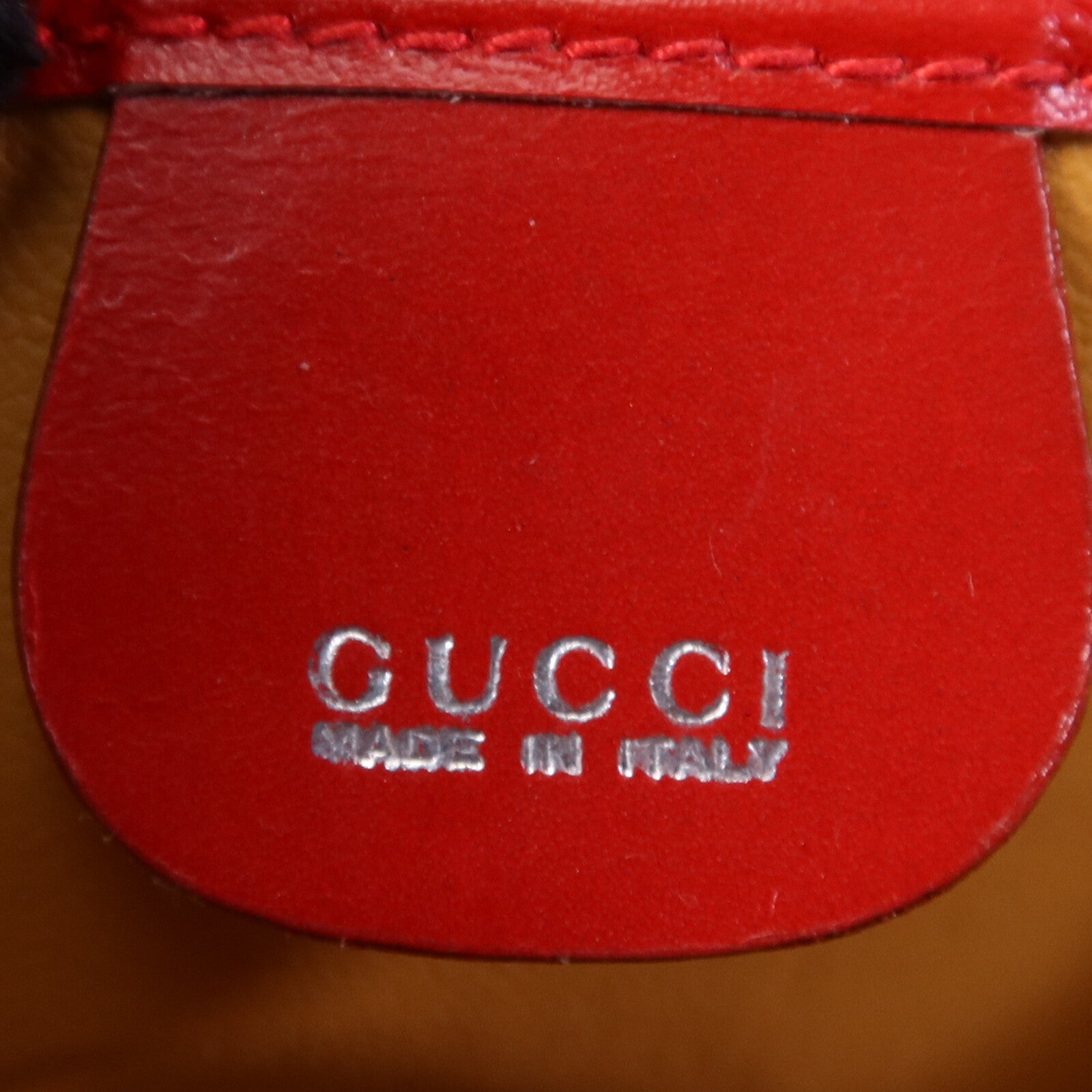 GUCCI 牛皮皮革Vintage Hand Bag銀扣手挽袋