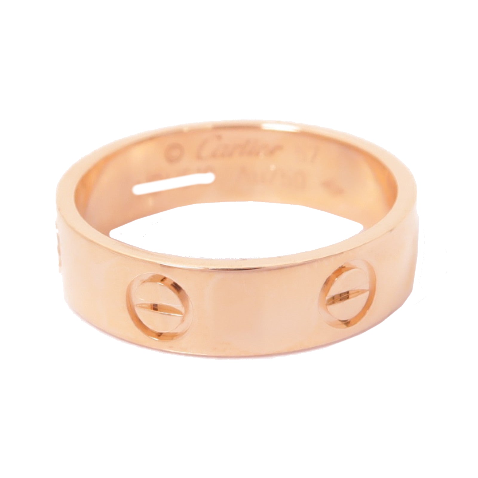 CARTIER 18K玫瑰金Love Ring戒指Cartier#57/US#8