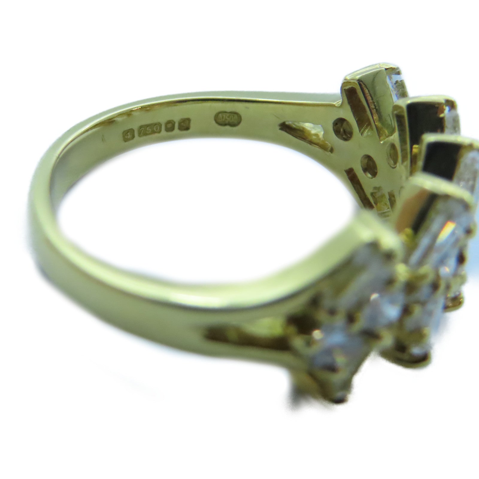 JEWELRY 【激減優惠】18K黃金Diamond Ring 1.00ct鑽石戒指US#5.25