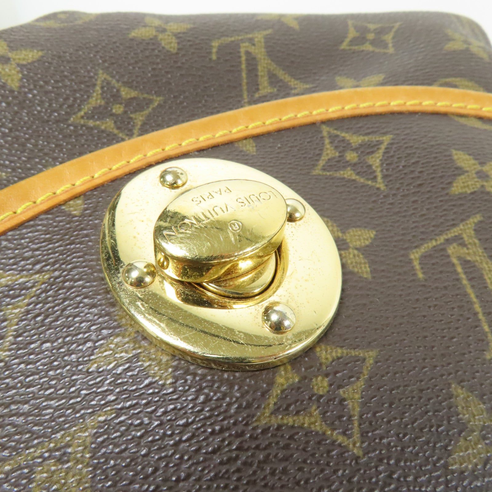 LOUIS VUITTON Monogram Tulum GM金扣肩背袋