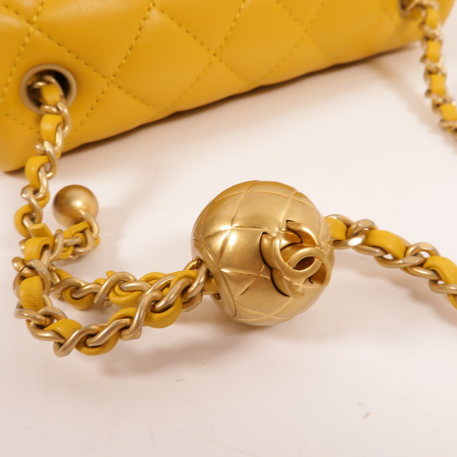 CHANEL 羊皮皮革Classic 17鏈帶肩背袋