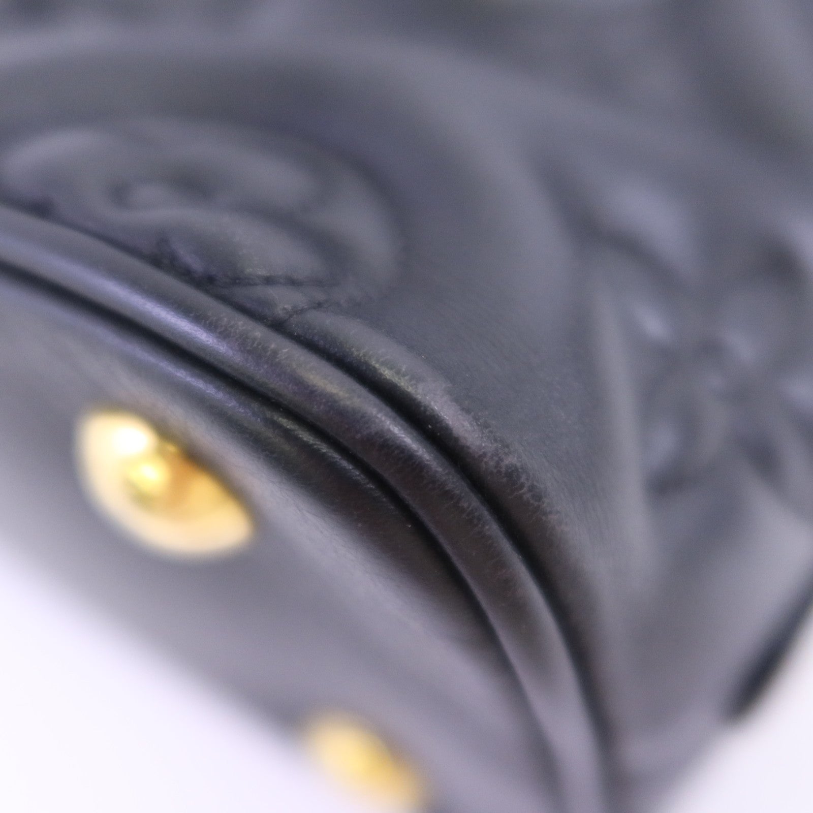 LOUIS VUITTON Bubblegram皮革Alma BB金扣手挽肩背兩用袋