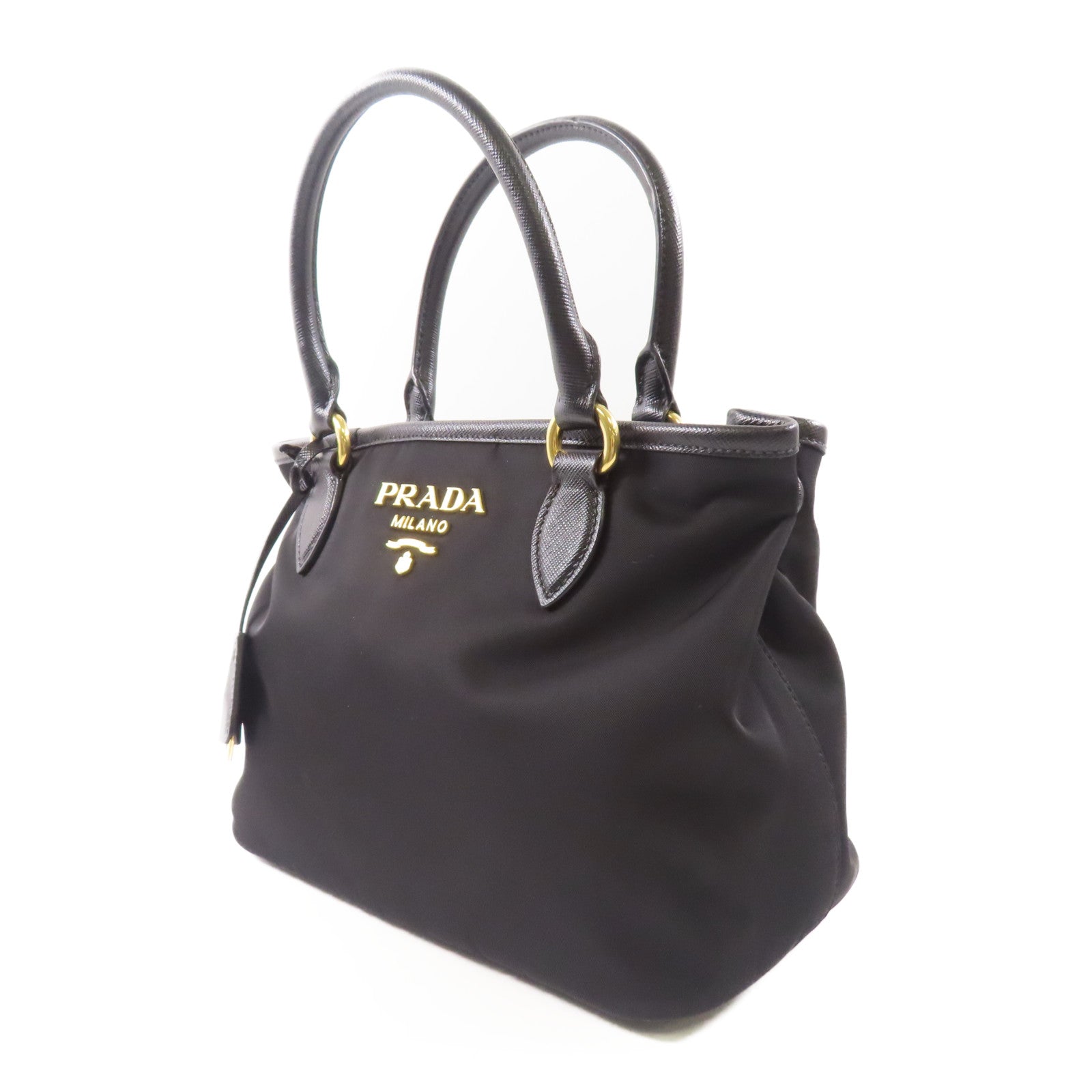 PRADA 尼龍2 Way Shoulder Bag金扣手挽肩背兩用袋