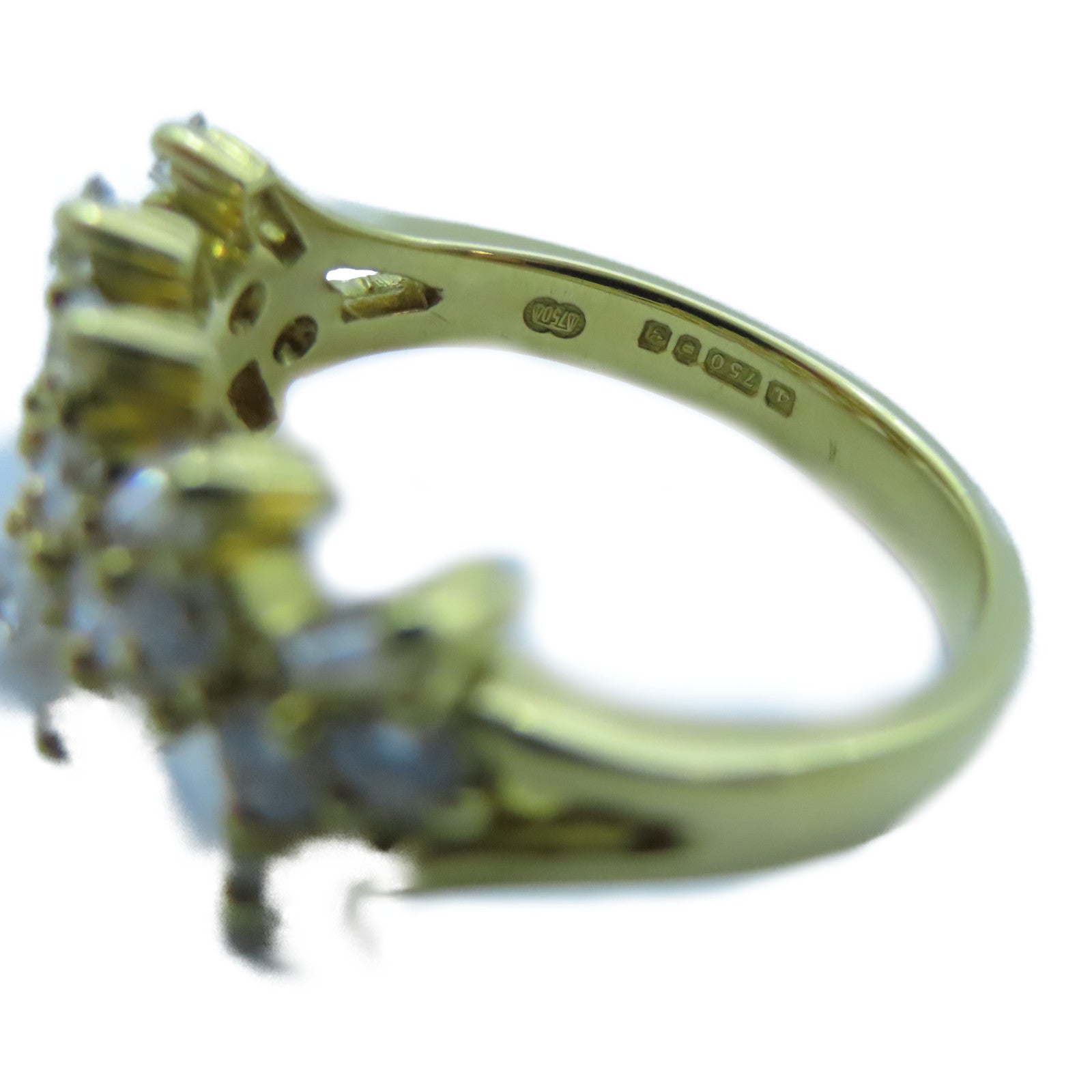 JEWELRY 【激減優惠】18K黃金Diamond Ring 1.00ct鑽石戒指US#5.25